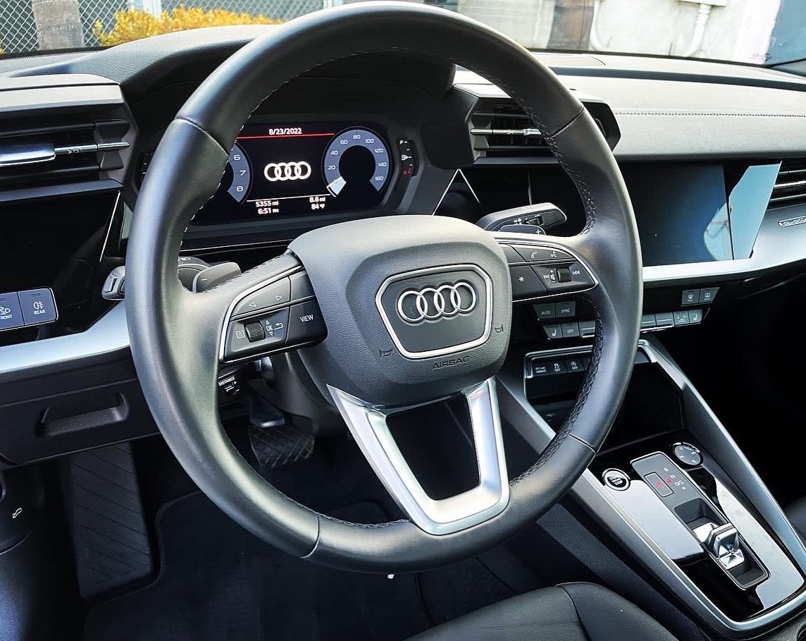 interior of the 2022 Audi A3