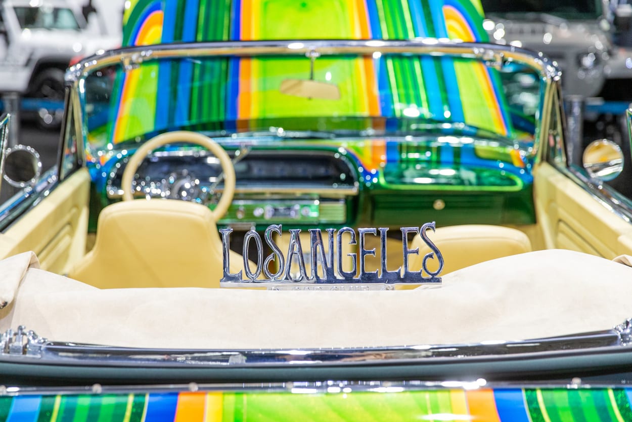 the very green interior of an Impala