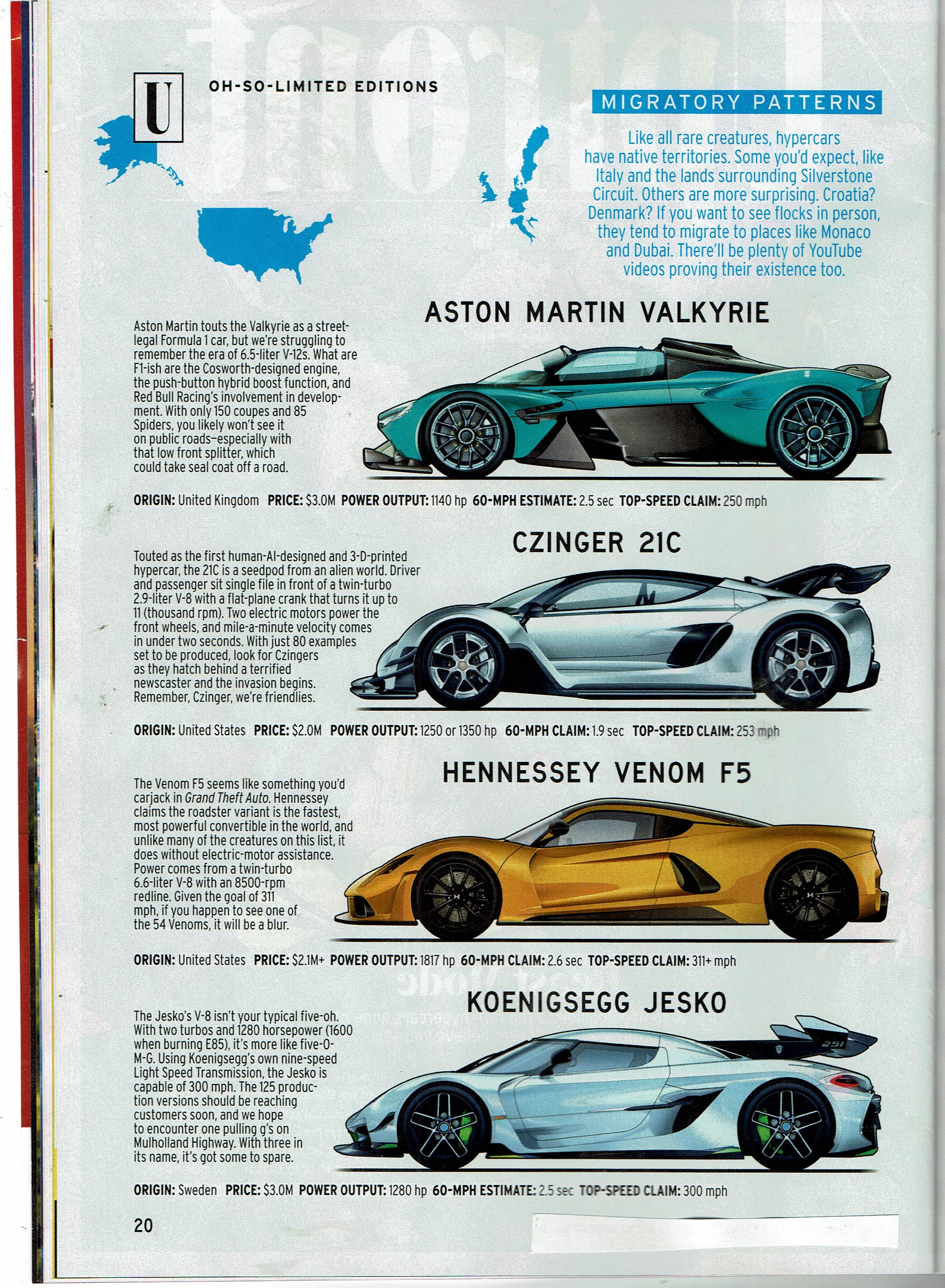 image of the inner page of the December 2022 issue of Car and Driver