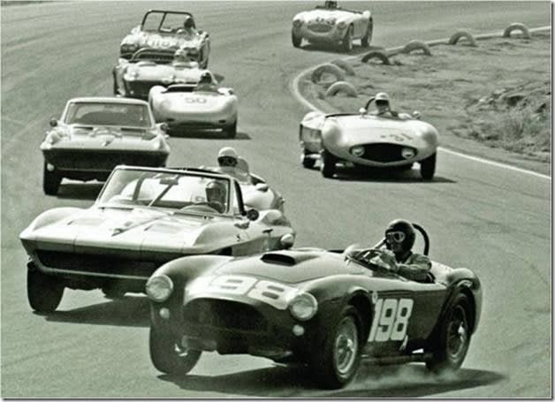 image from the old days of racing in Riverside