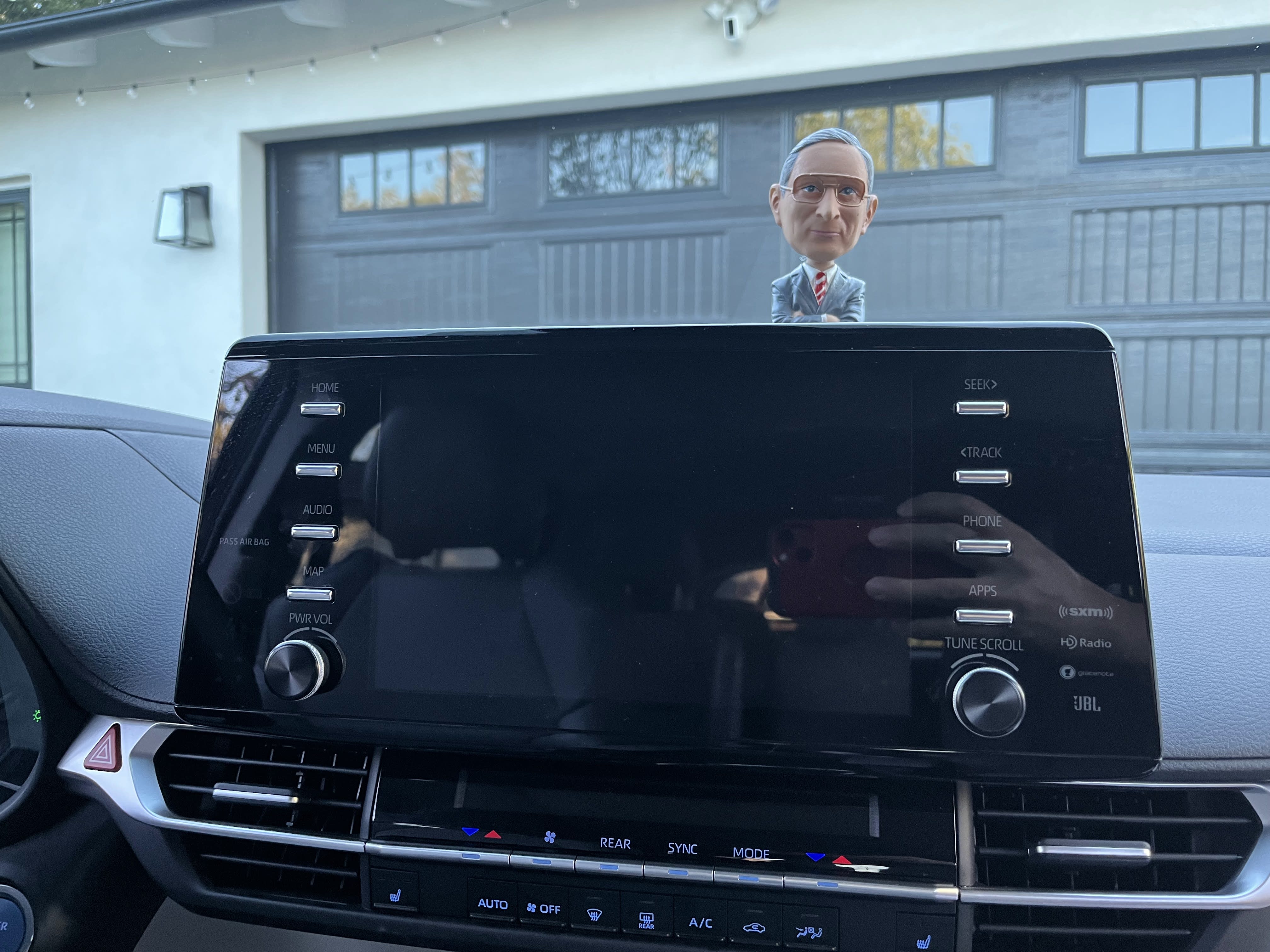 the infotainment screen in the 2022 Toyota Sienna