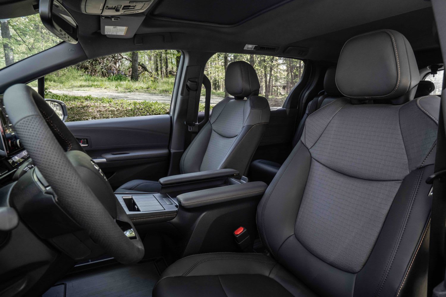 interior of the Toyota Sienna
