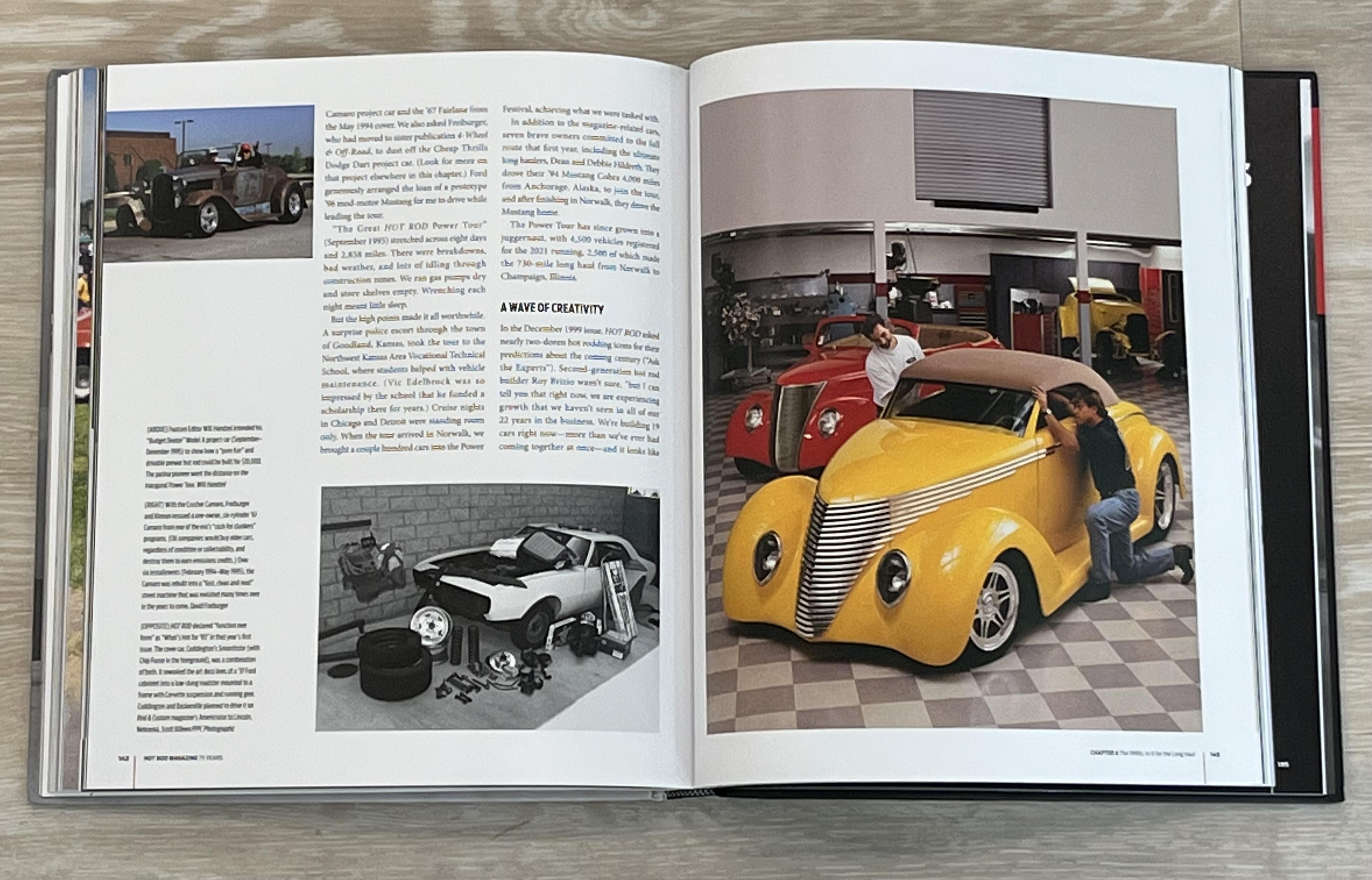 image of page spread within the book Hot Rod Magazine - 75 Years