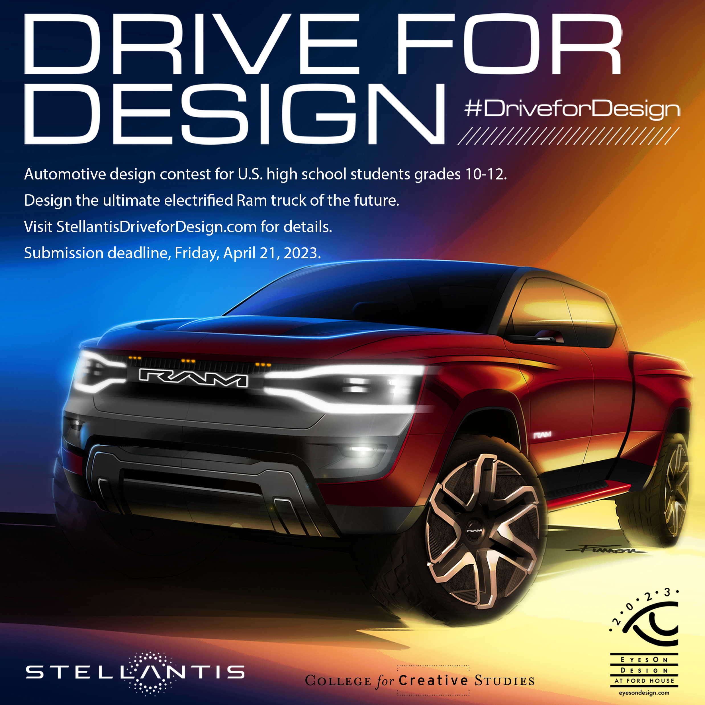 2023 Stellantis Drive For Design poster