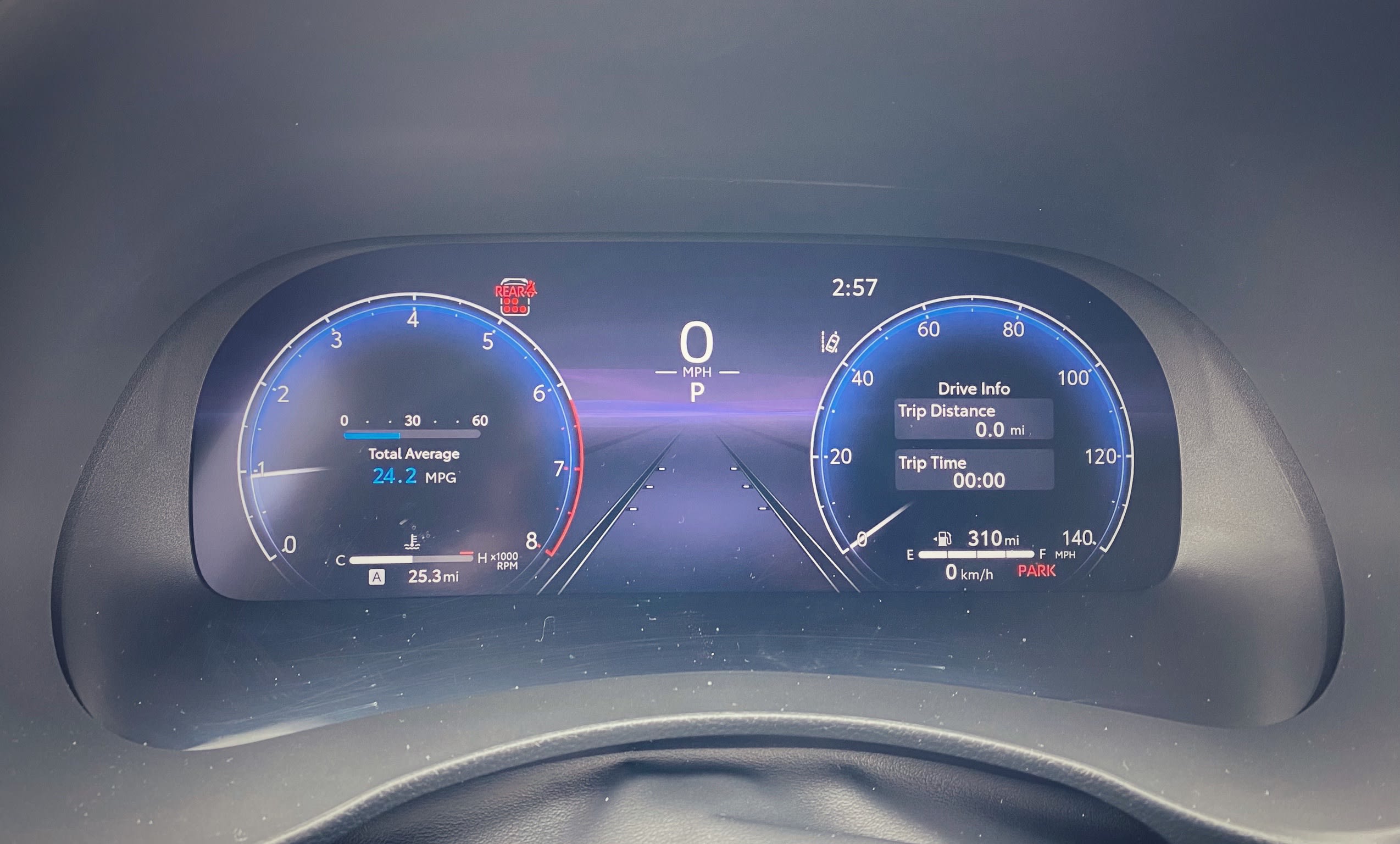 image of the dashboard of the 2023 Toyota Highlander Limited