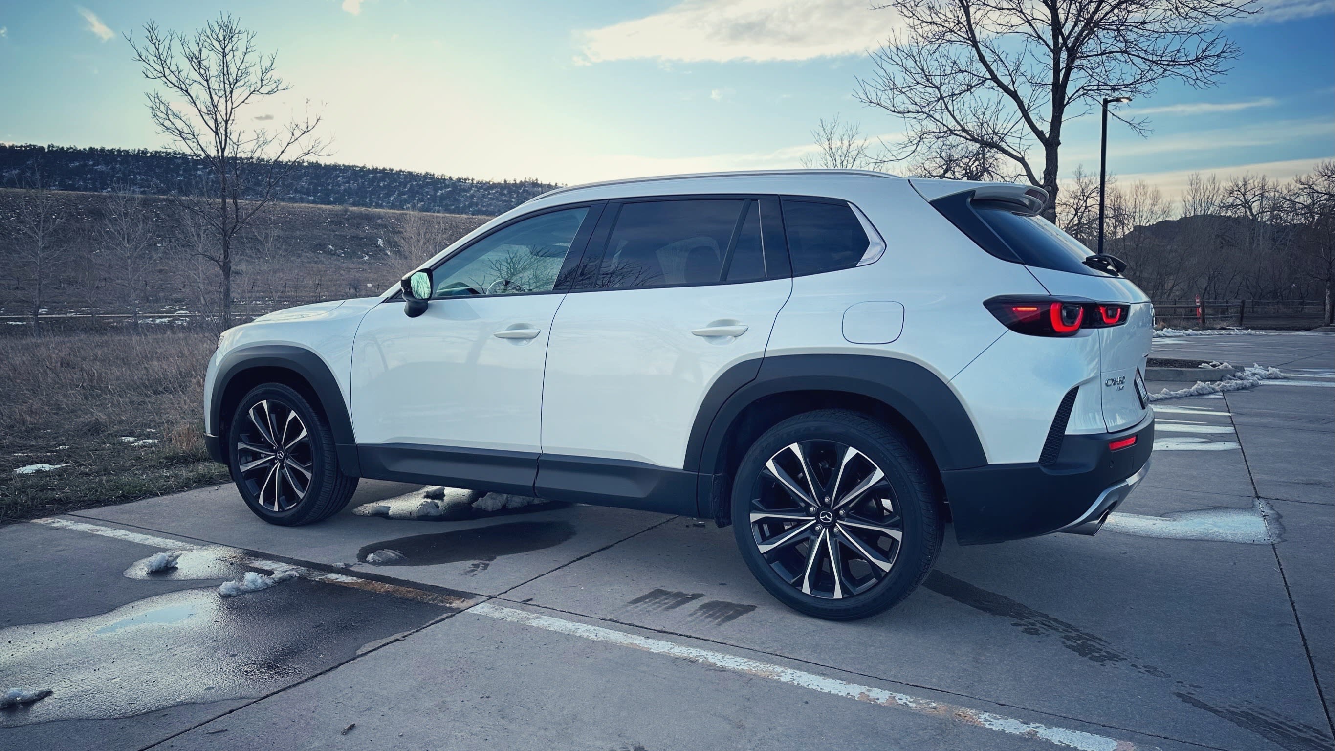 exterior side of a 2023 Mazda CX-50