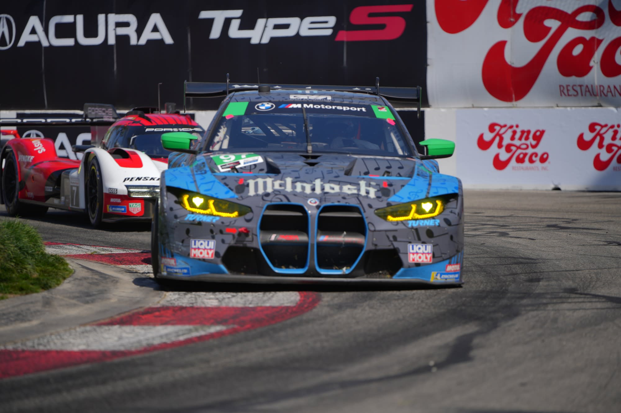 racing during the 2023 Long Beach Grand Prix