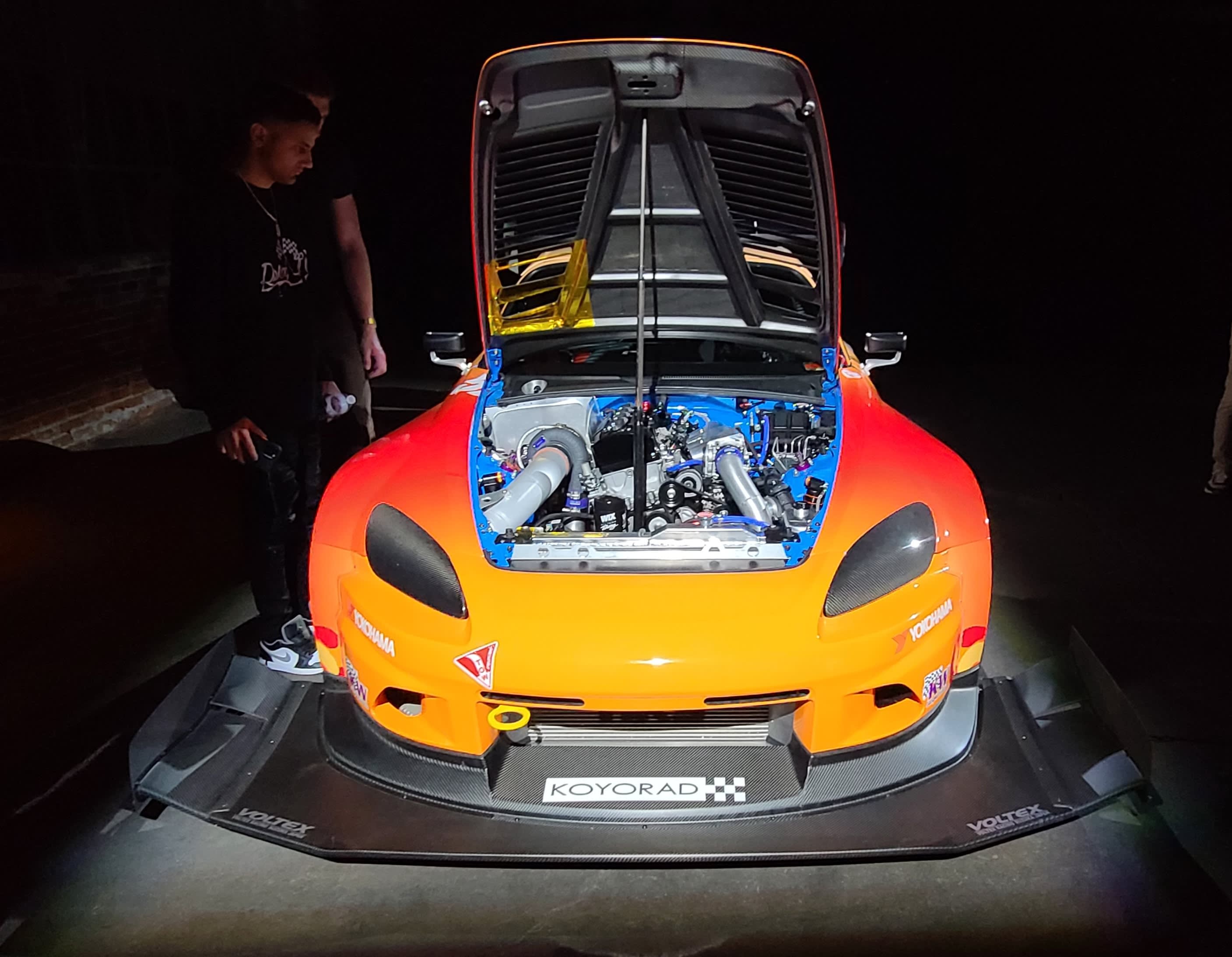 s2000 on display at the event