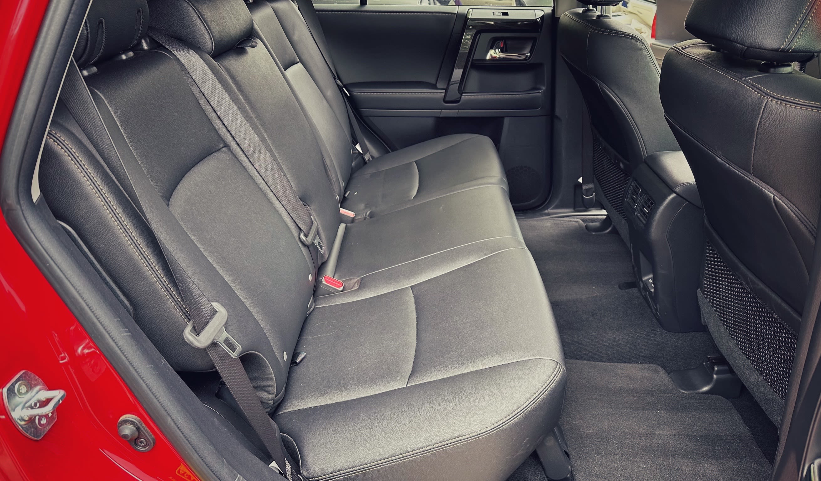 back seat of the 2023 Toyota 4Runner