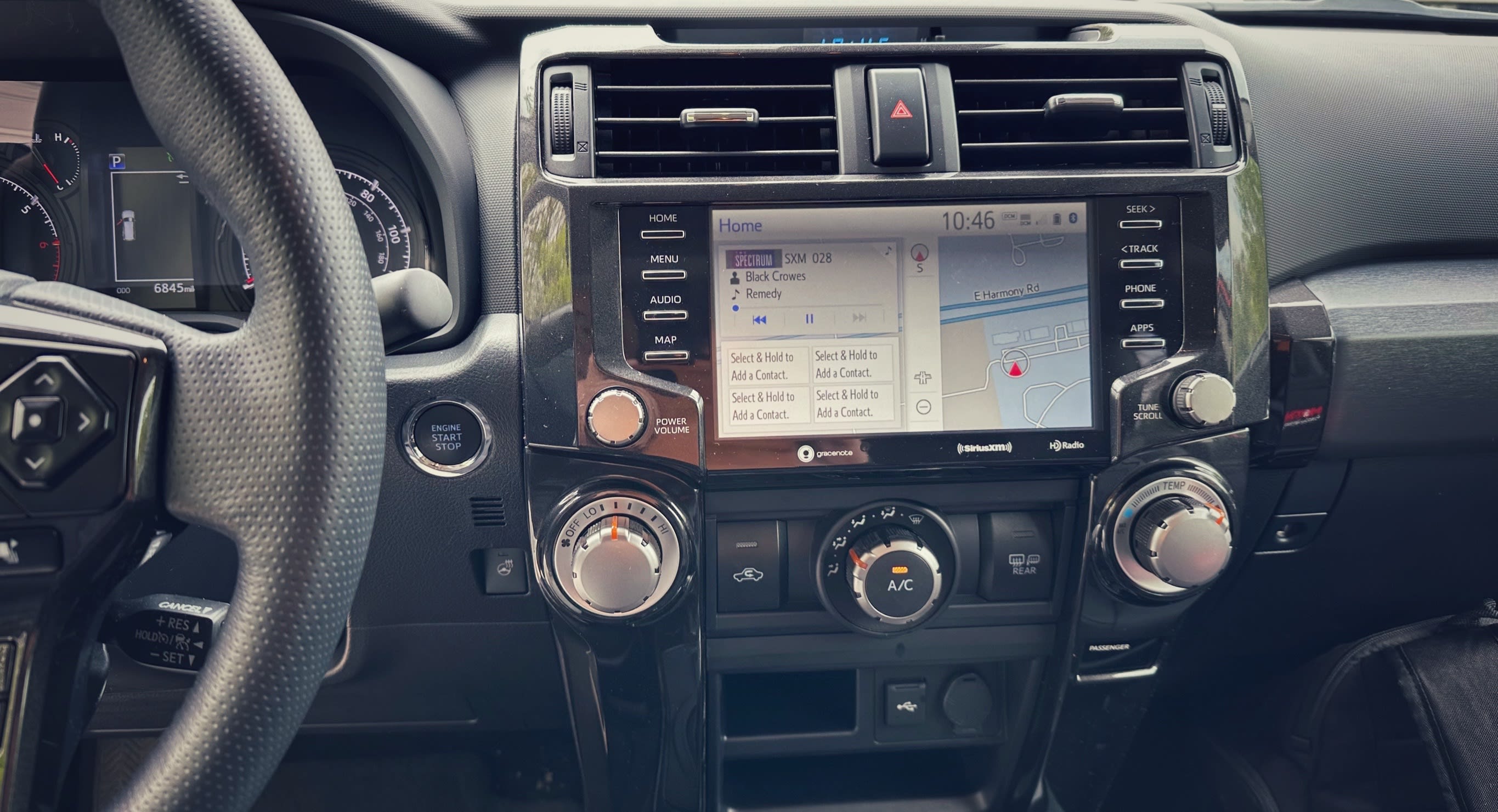 interior view of the Toyota 4Runner