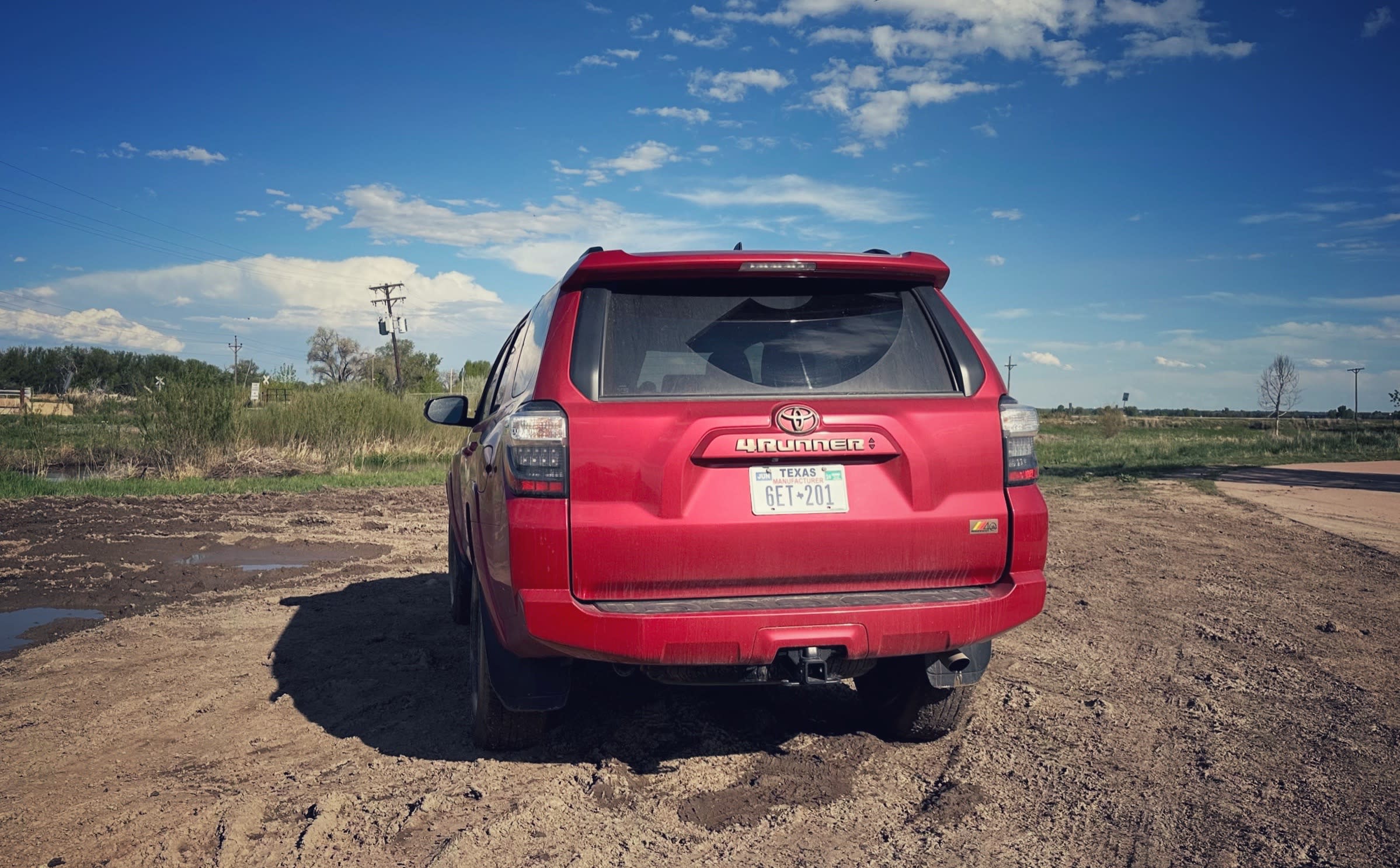 a 2023 Toyota 4Runner as seen from the rear