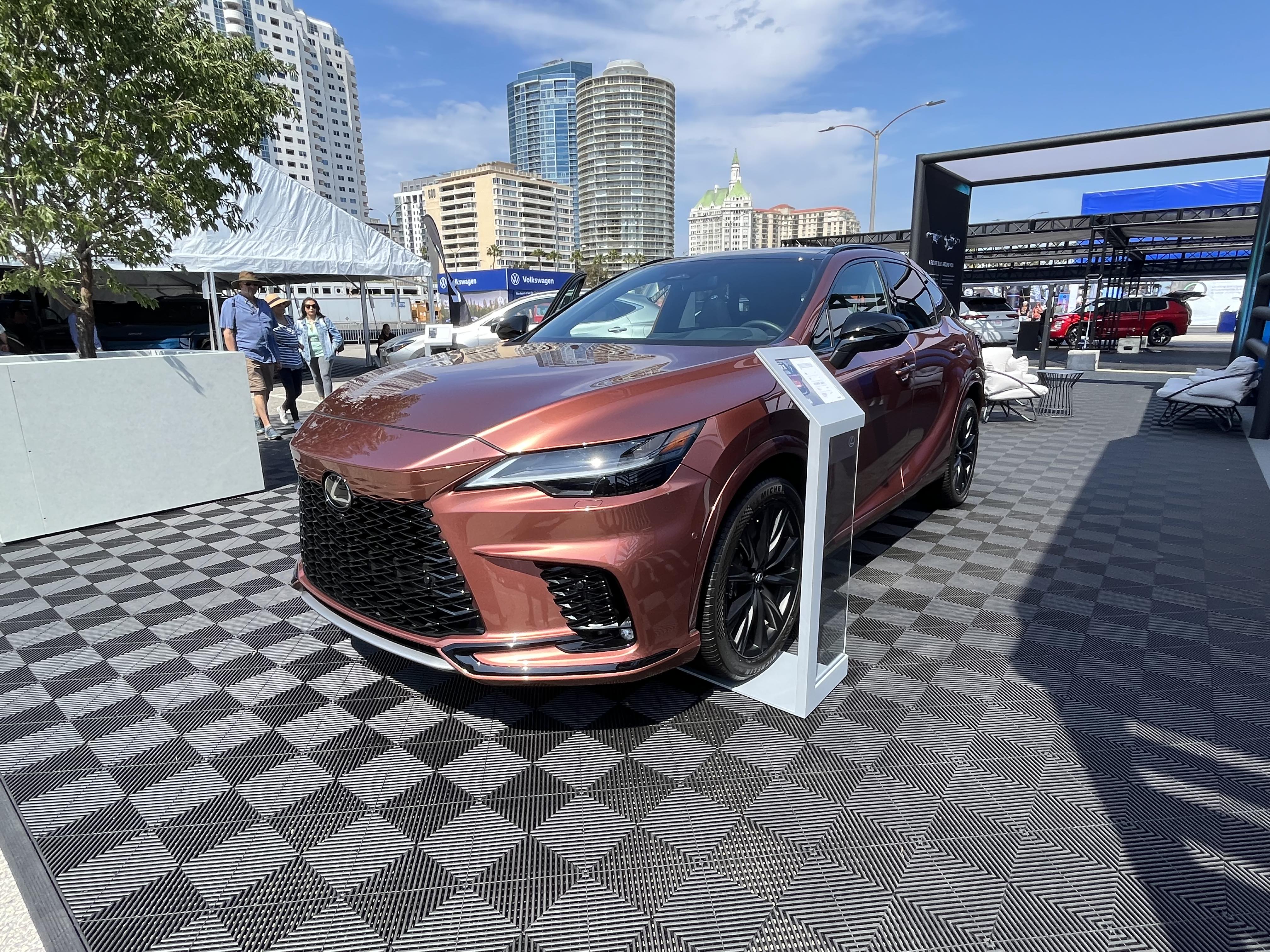 a Lexus RX at the Electrify Expo