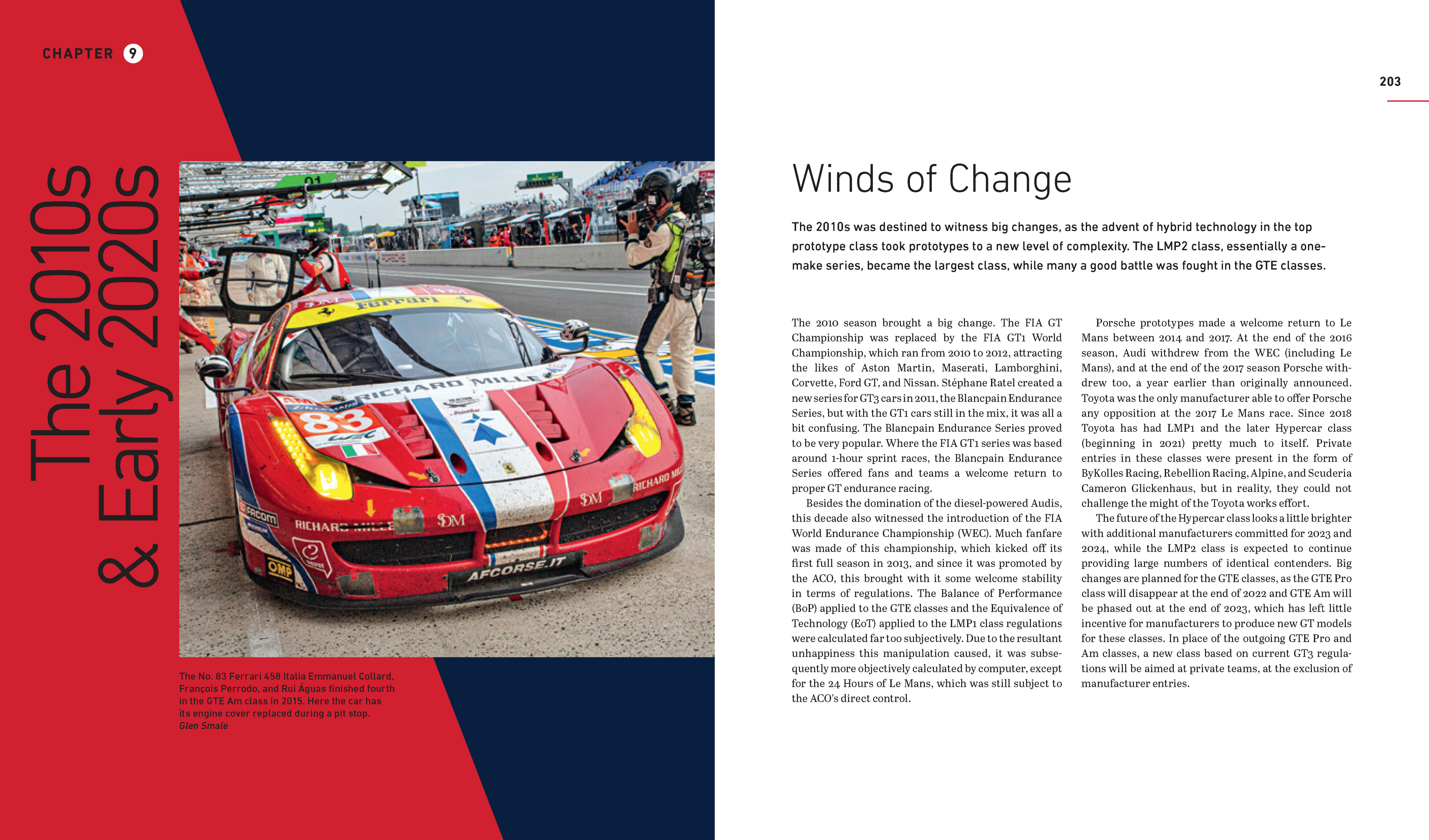 page-spread from the book Le Mans 100