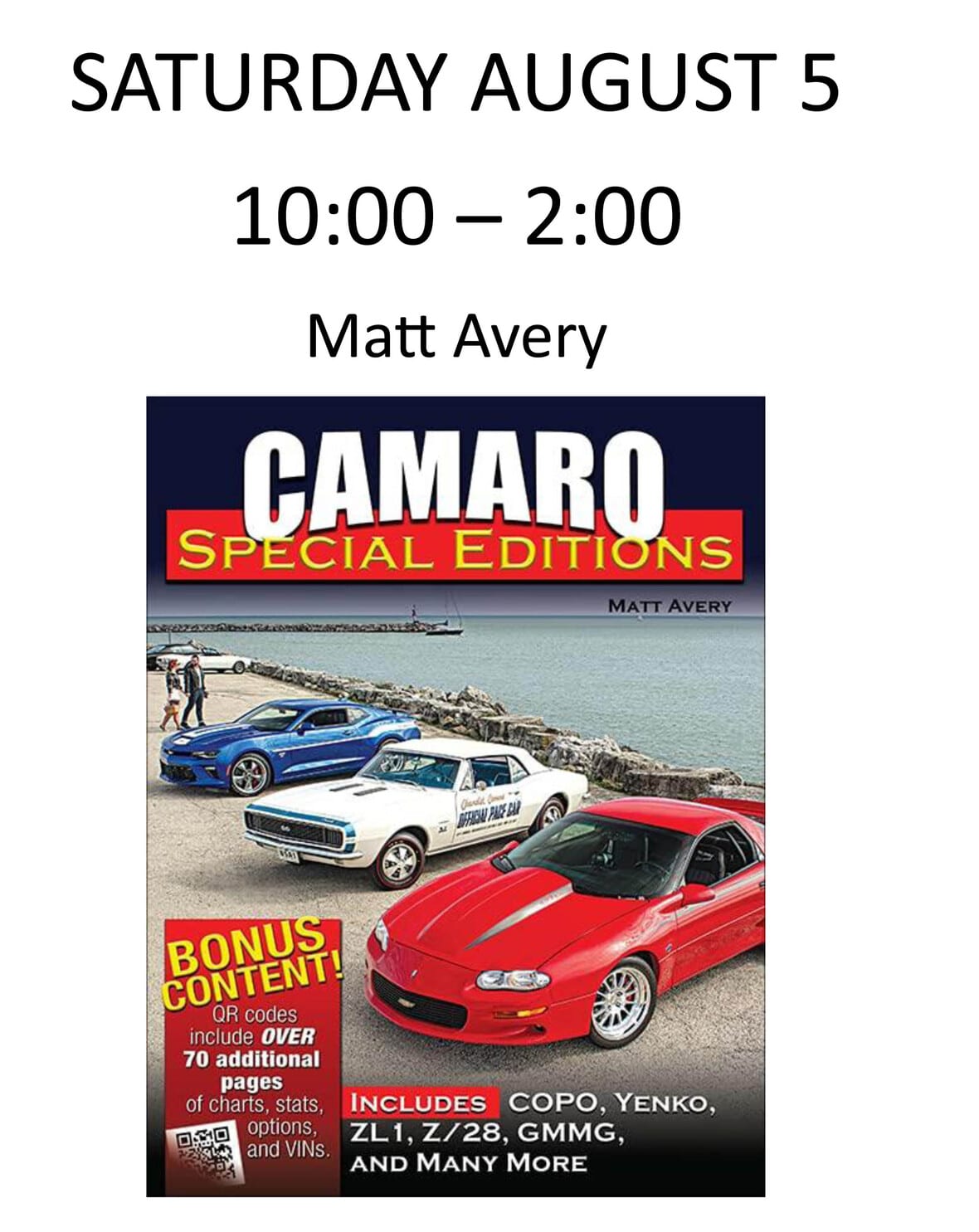 the flyer for the event