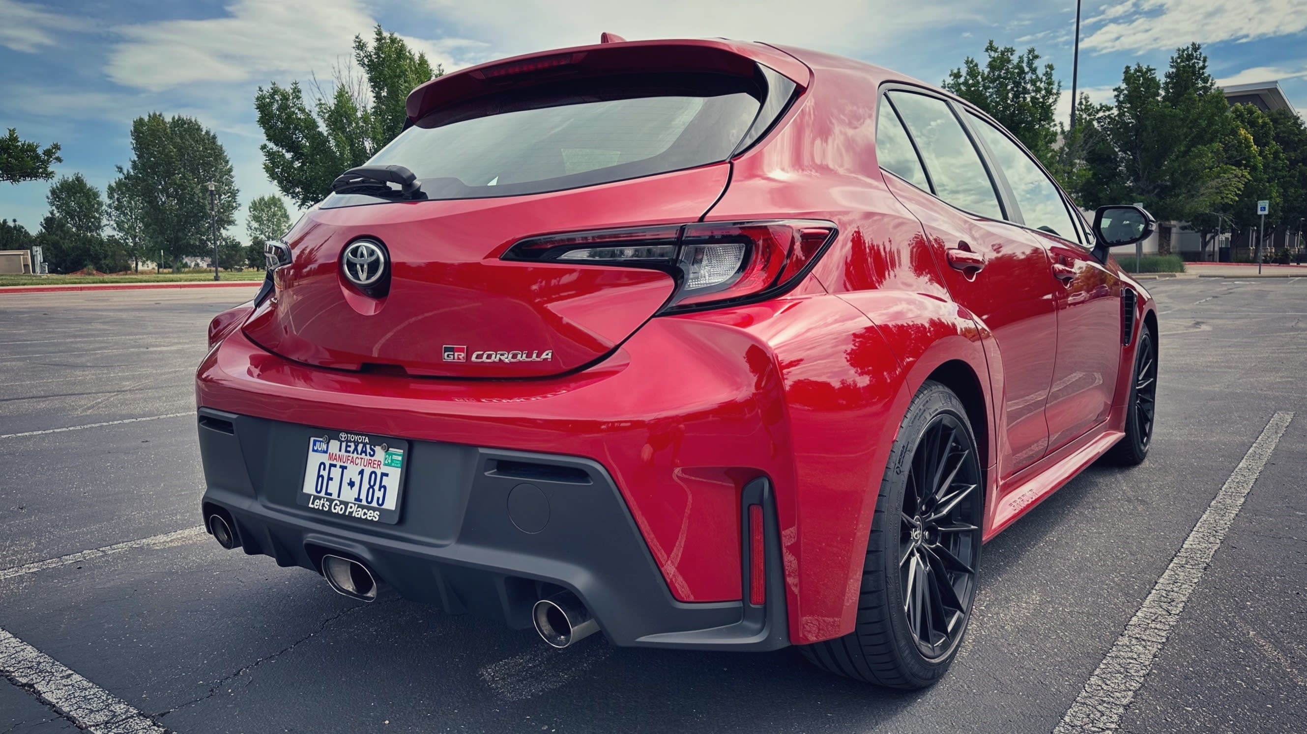 exterior of the 2023 Toyota GR Corolla