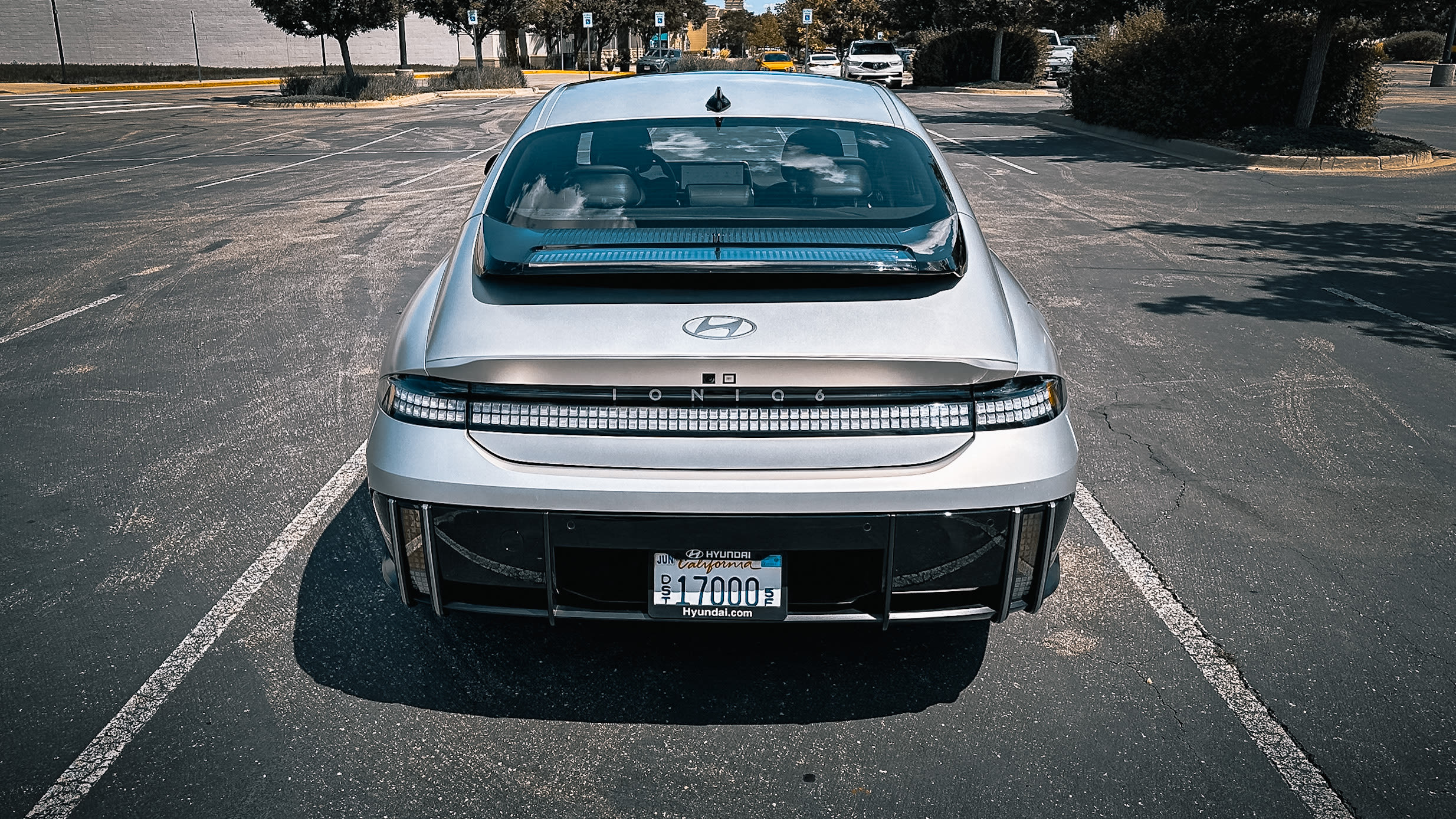 rear end of the 2023 Hyundai Ioniq 6