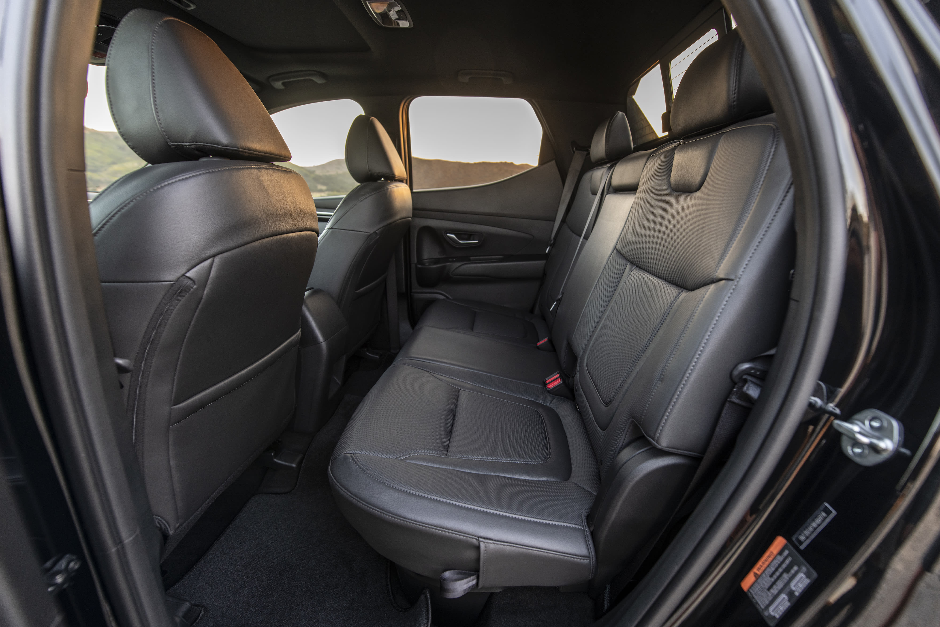 rear interior of the 2024 Hyundai Santa Cruz