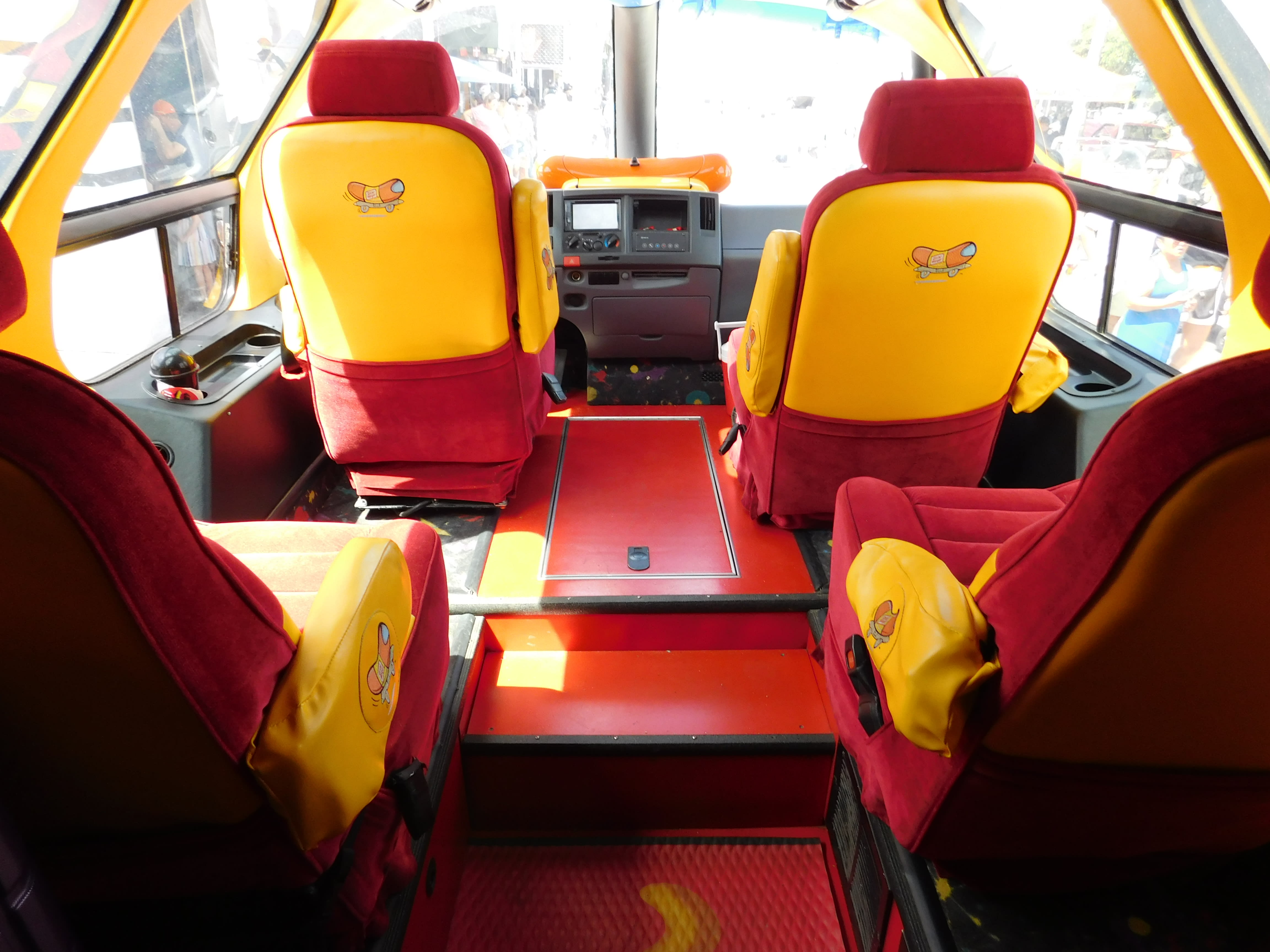 interior of the Frankmobile