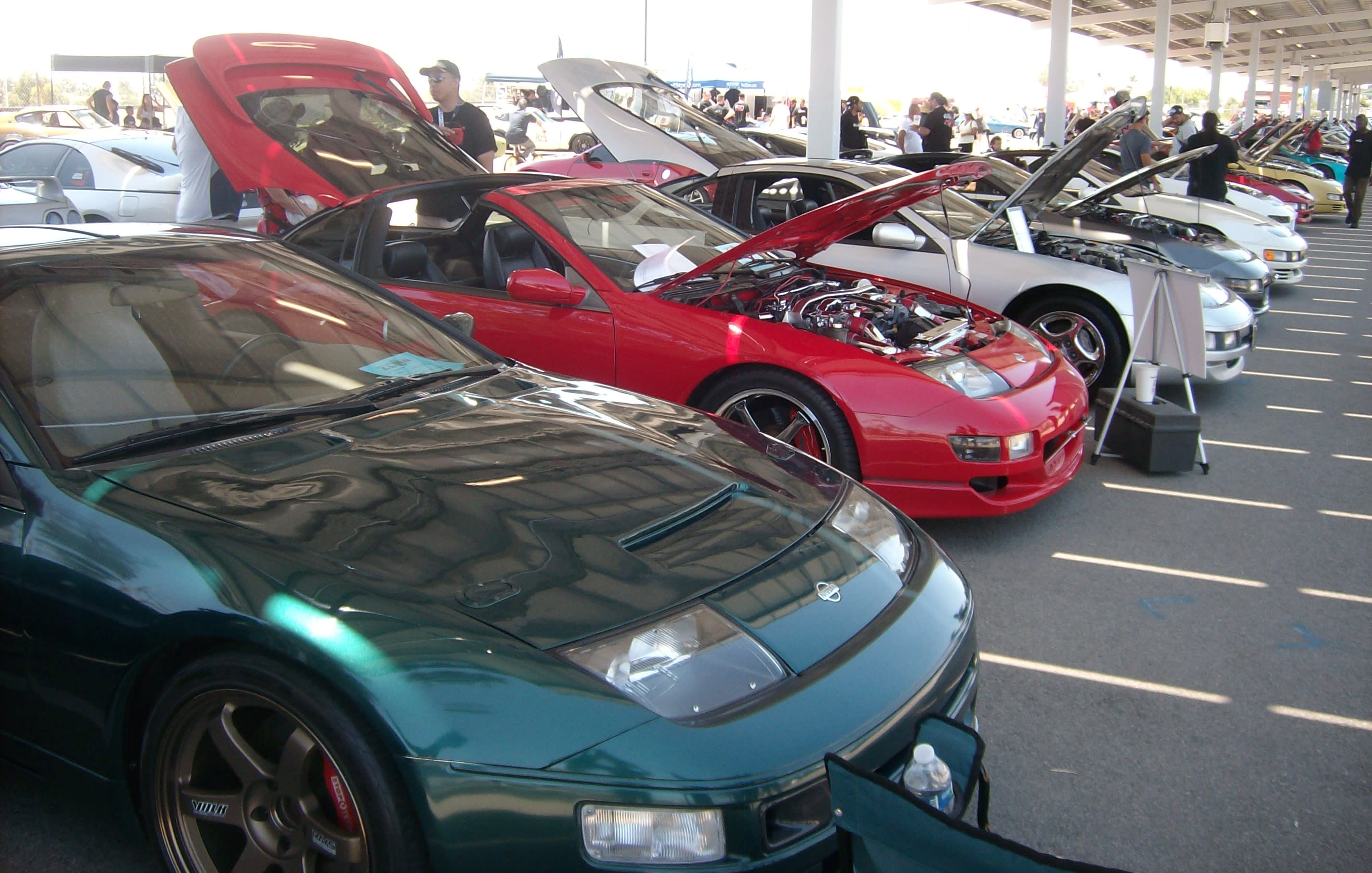 a bunch of Datsun Zs at the ZCon 2023