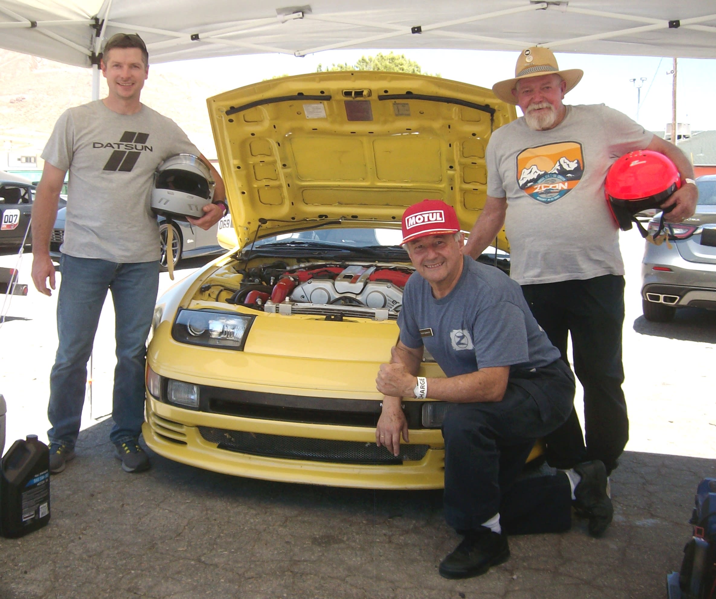 Yellow Nissan 300ZX