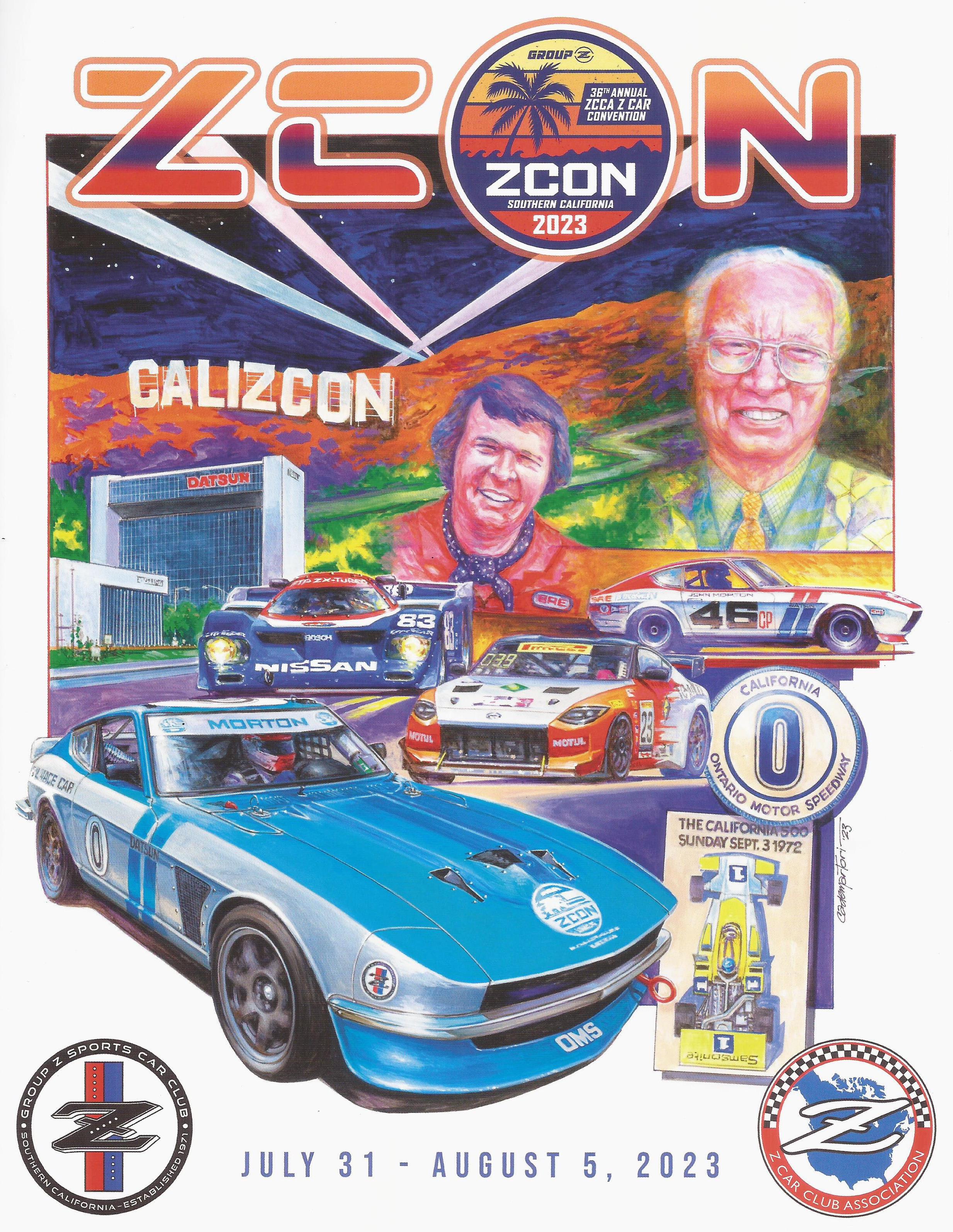 the poster for the 2023 ZCon
