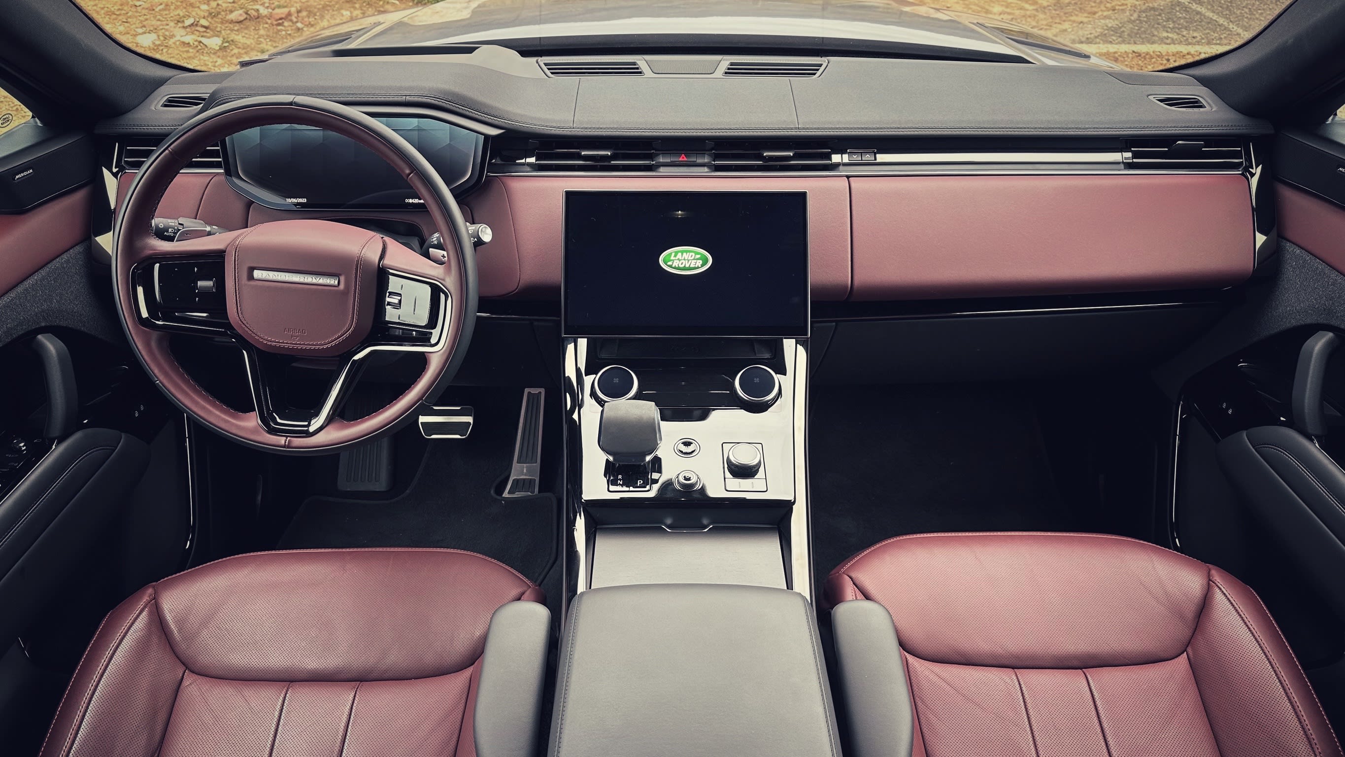 interior of the 2023 Range Rover Sport