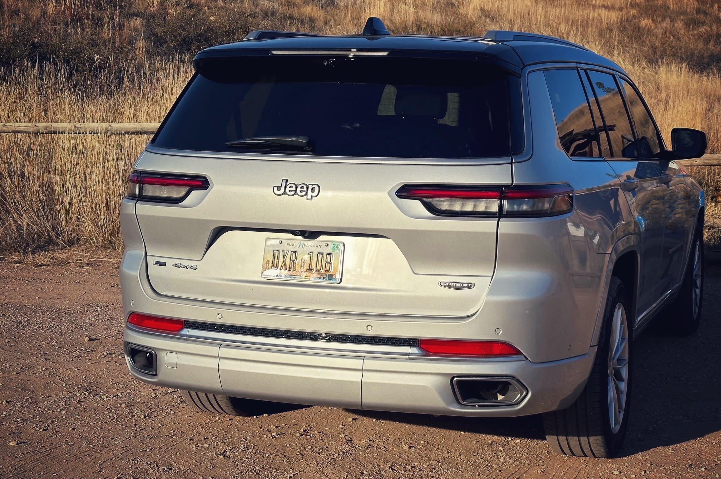 rear view of the 2023 Jeep Grand Cherokee