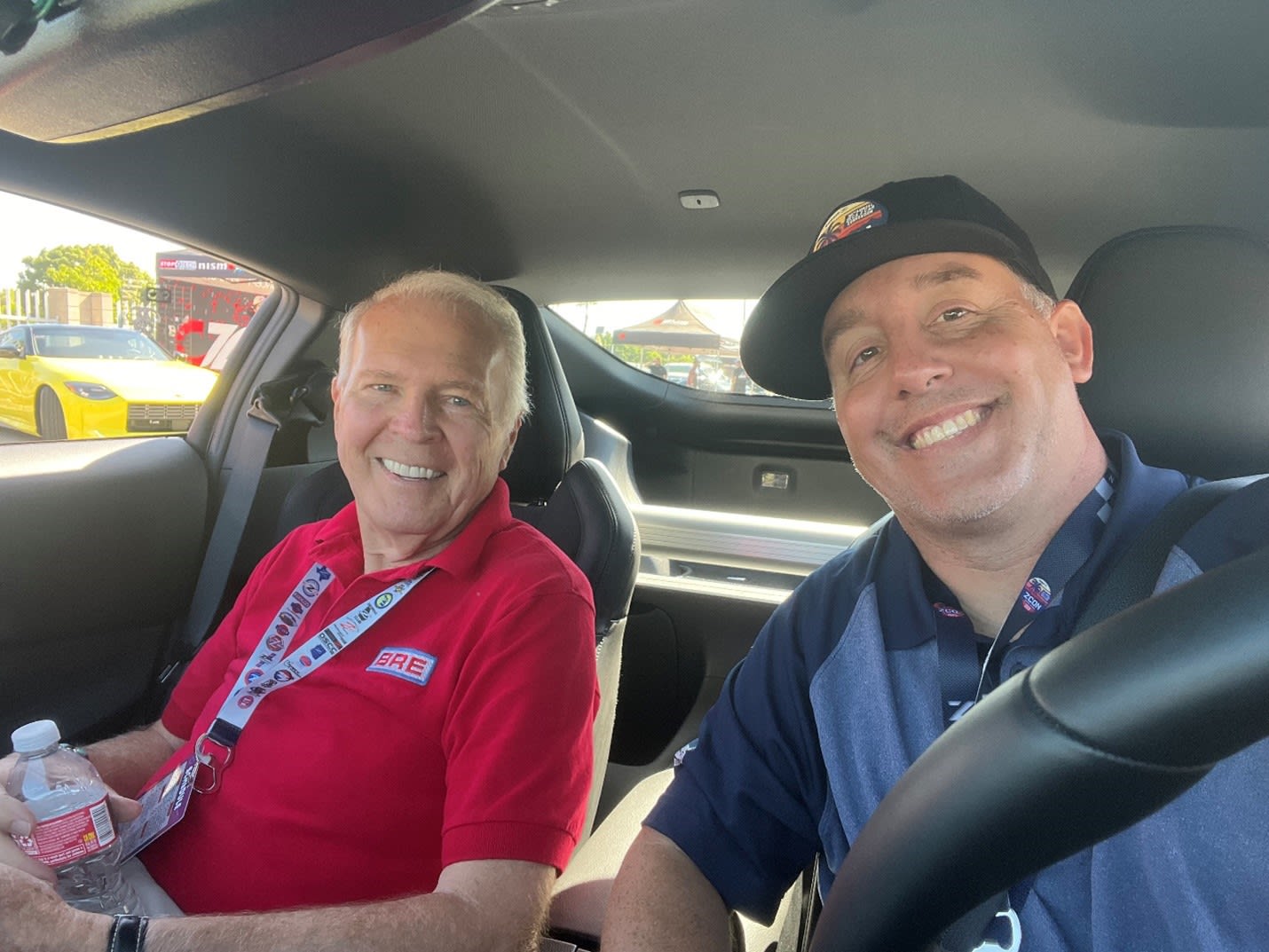 Jeff Agner with Peter Brock