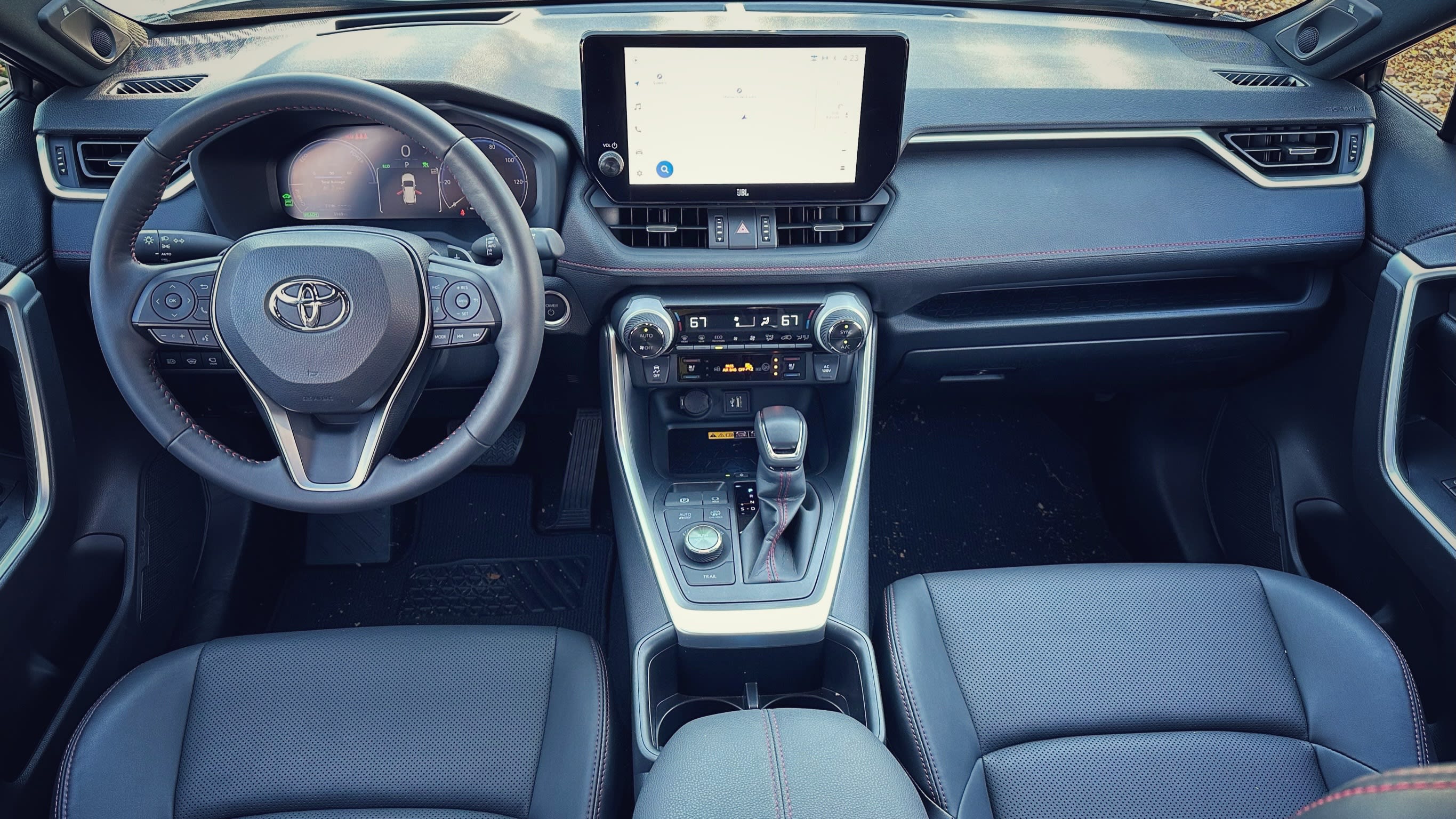 interior of the 2023 Toyota RAV4 Prime