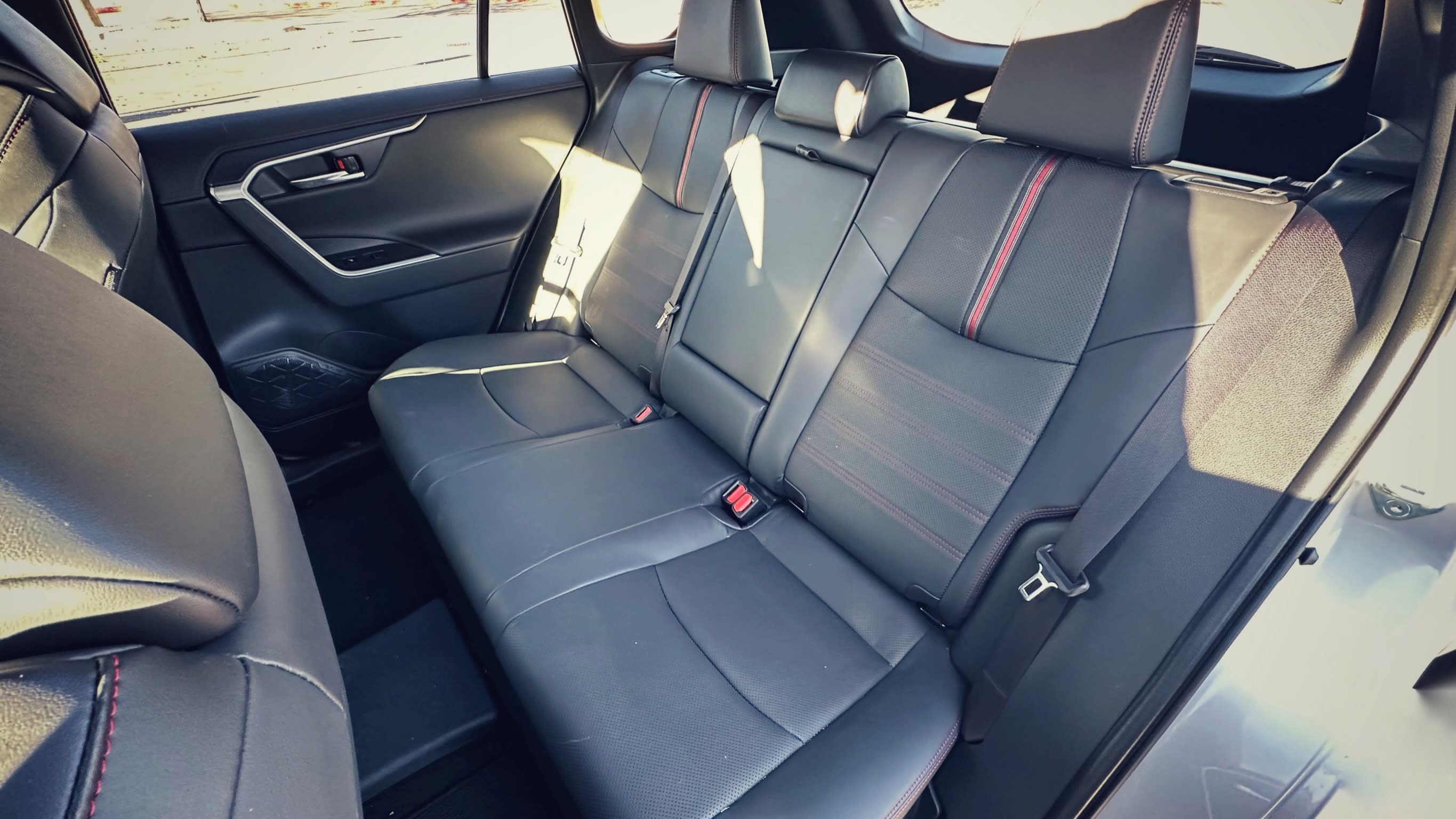 rear seats in the Toyota RAV4