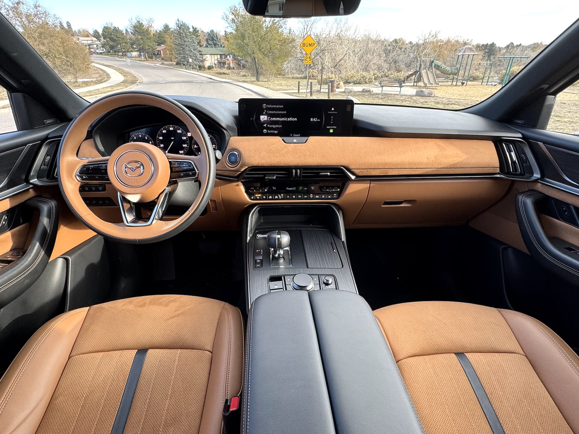 Front seats in the 2025 Mazda CX-70