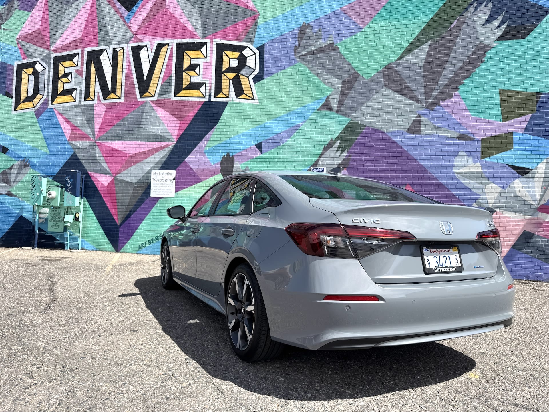 rear exterior of the Honda Civic