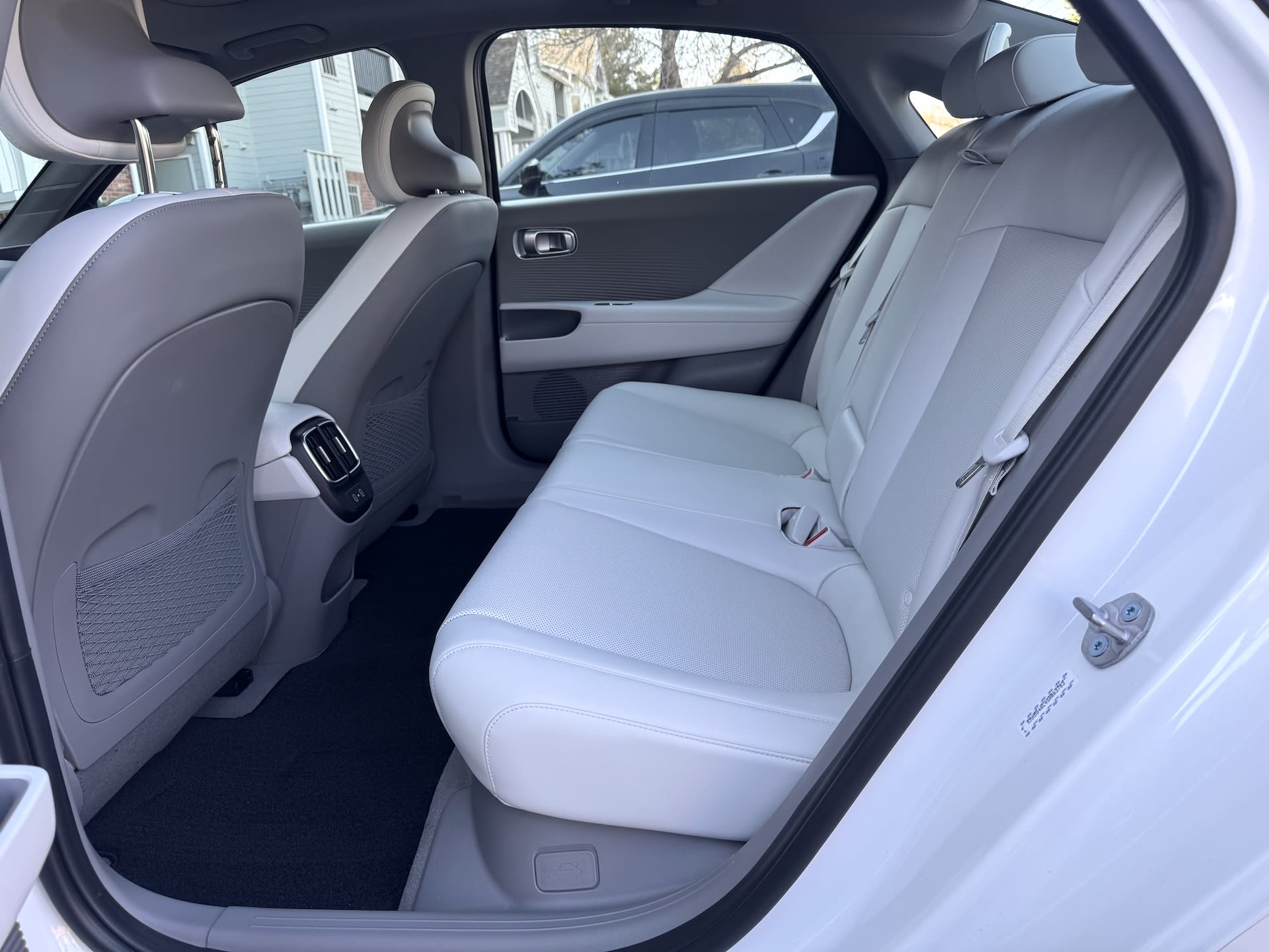 rear seats in the Hyundai Ioniq 6