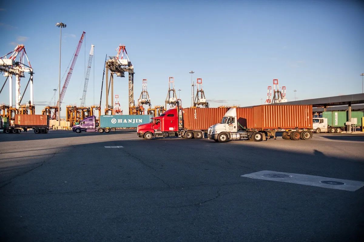 Port of Newark in New Jersey