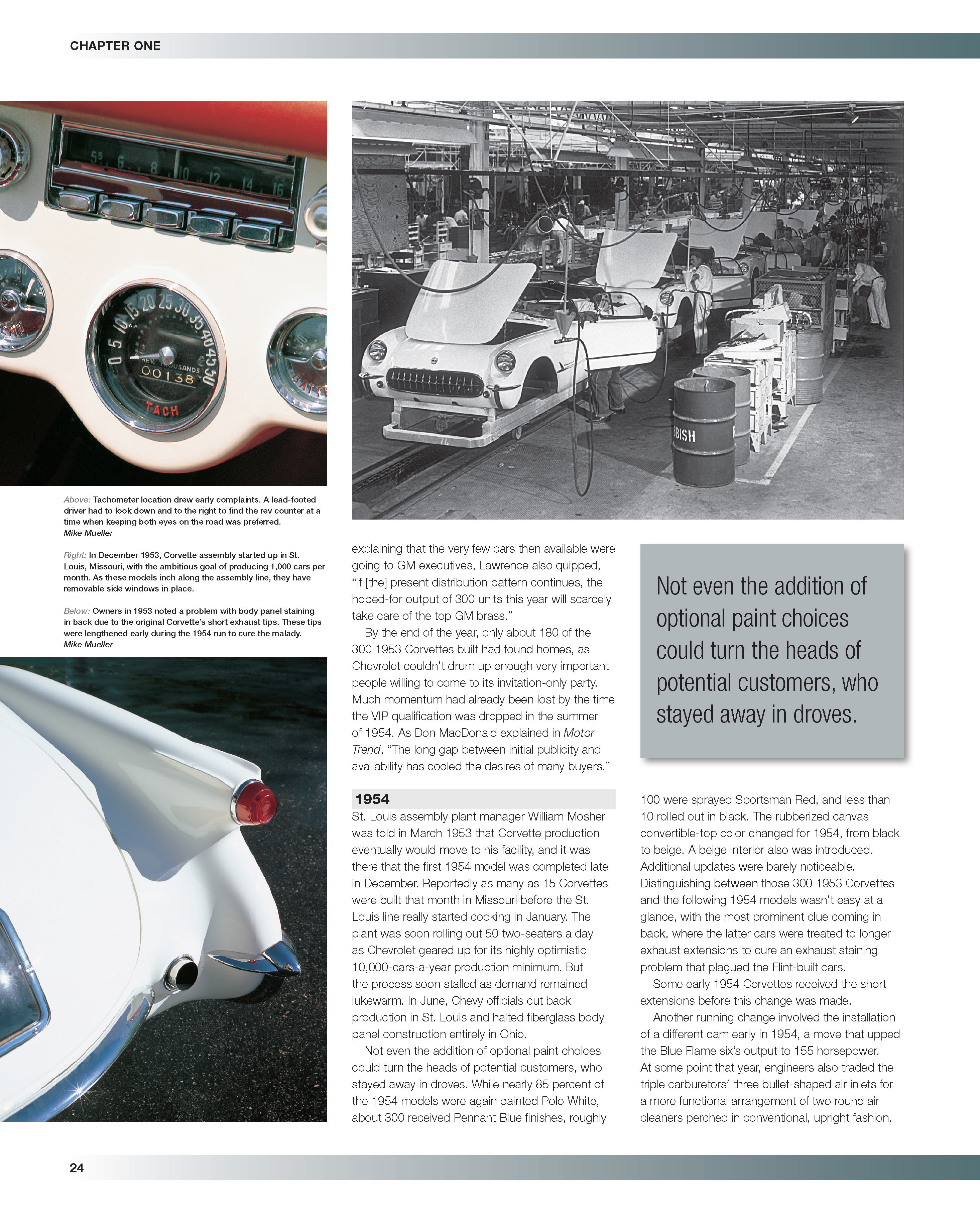 A page from the Complete Book of Corvette