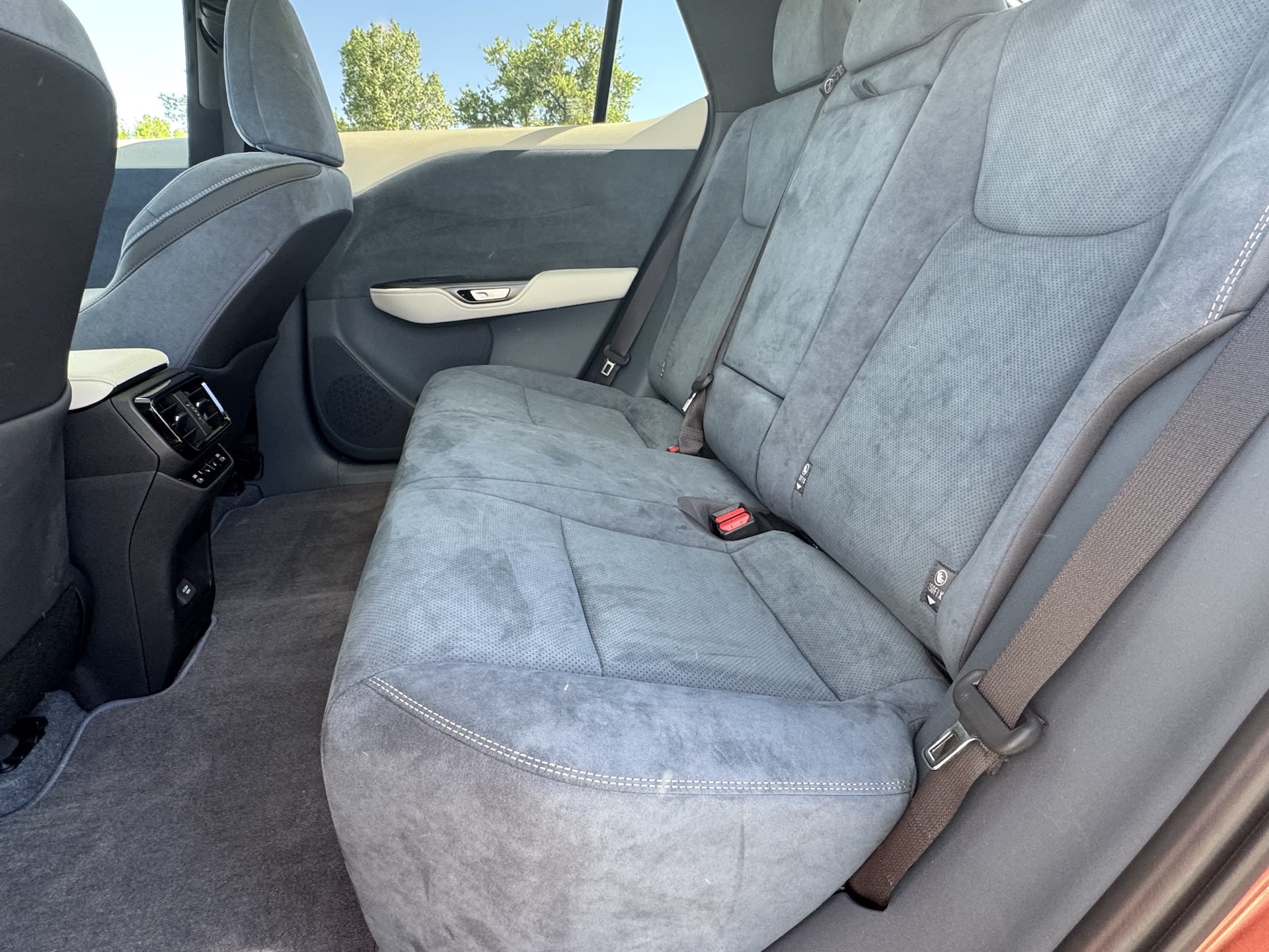 rear interior of the Lexus RZ