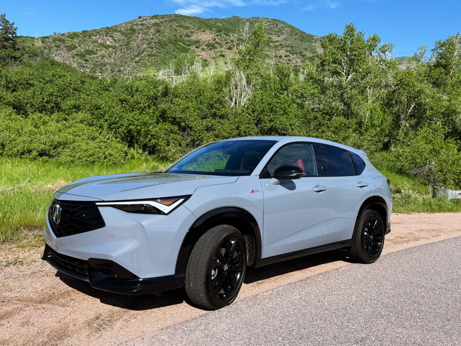 light colored Acura ADX