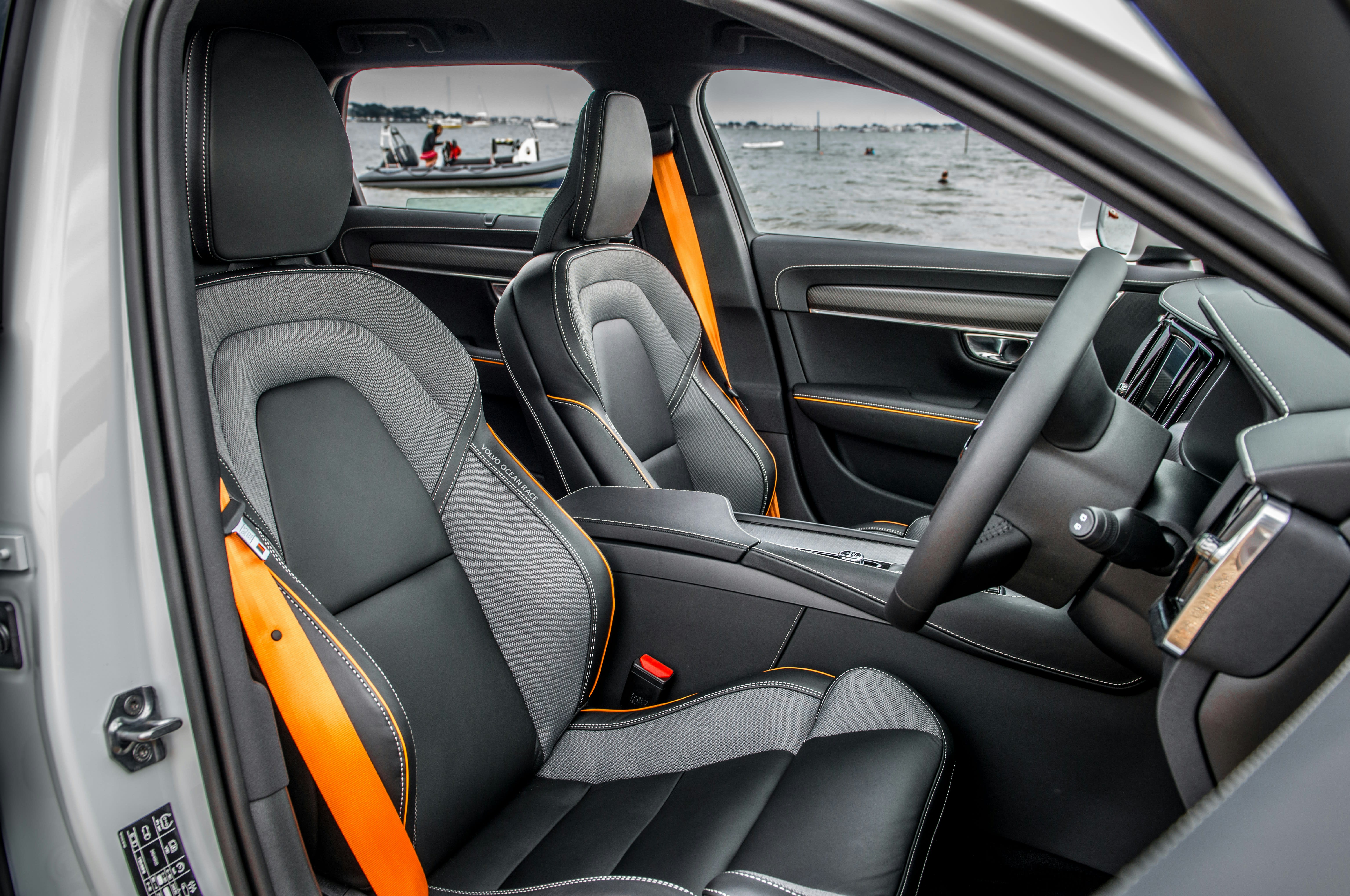 interior of a volvo