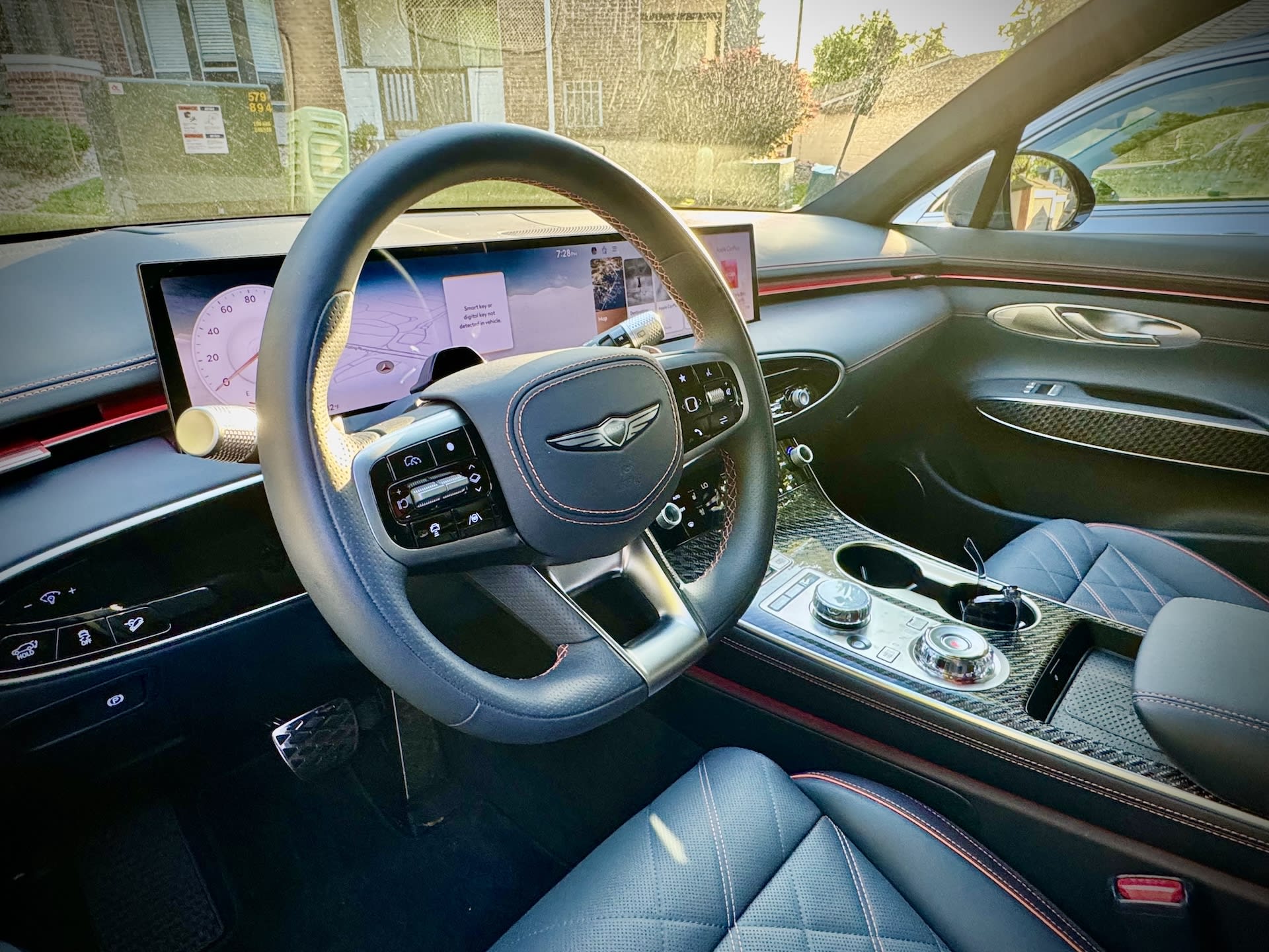 front interior in the 2026 Genesis GV70