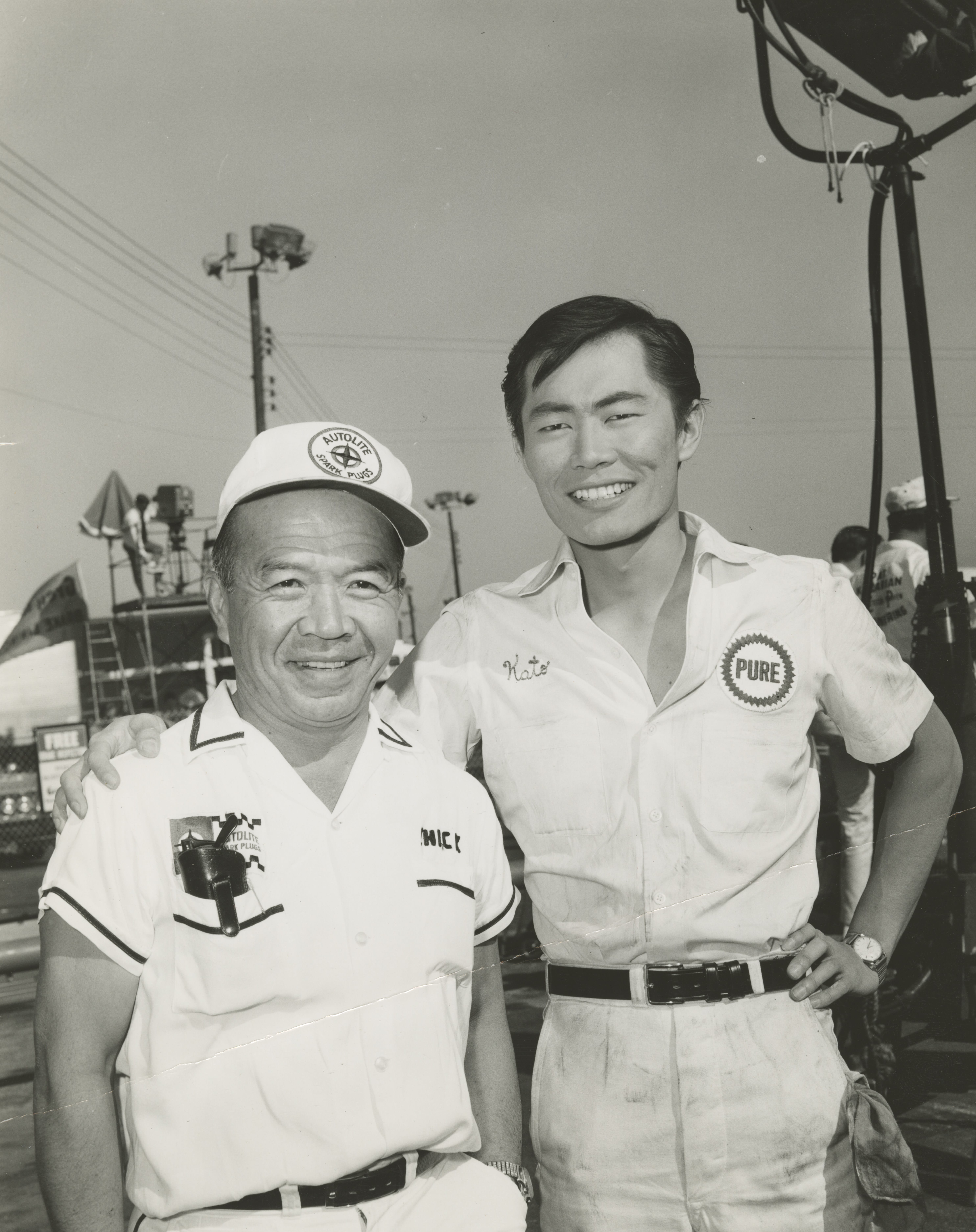 Chickie Hirashima and George Takei