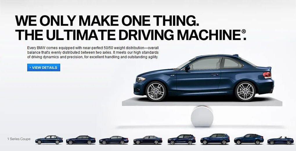 BMW ultimate driving machine