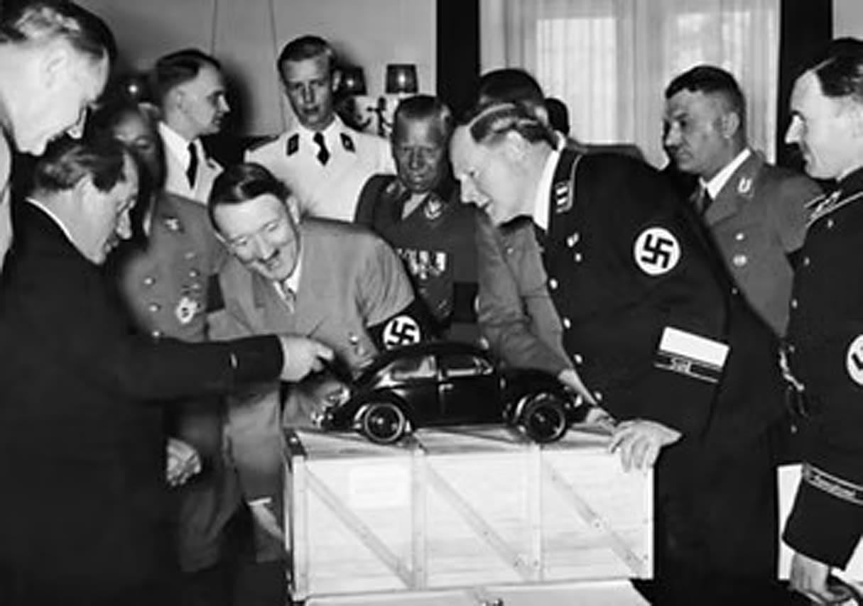 Ferdinand Porsche unveiling VW concept