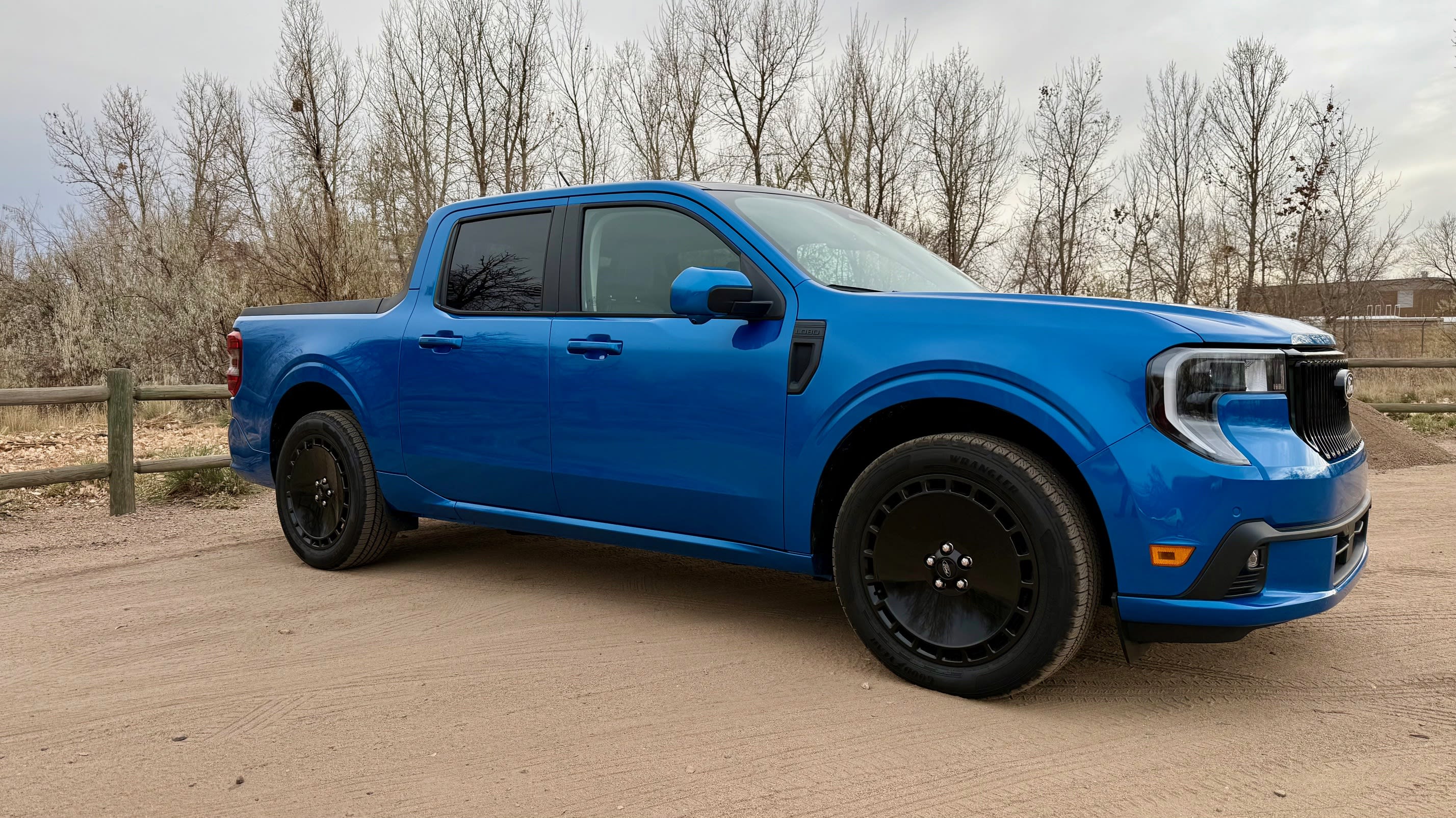 side view of the Ford Maverick Lobo