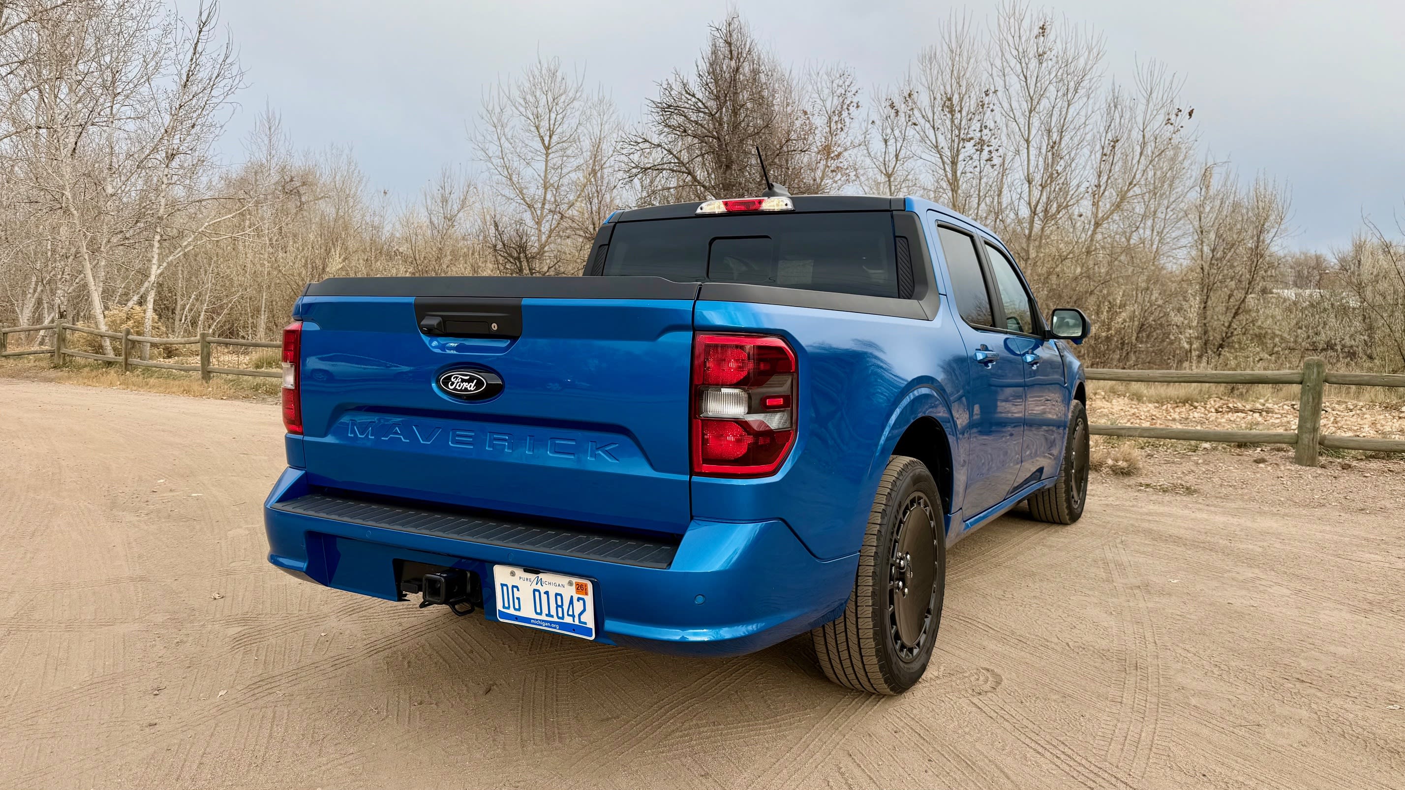 rear view of the Ford Maverick Lobo