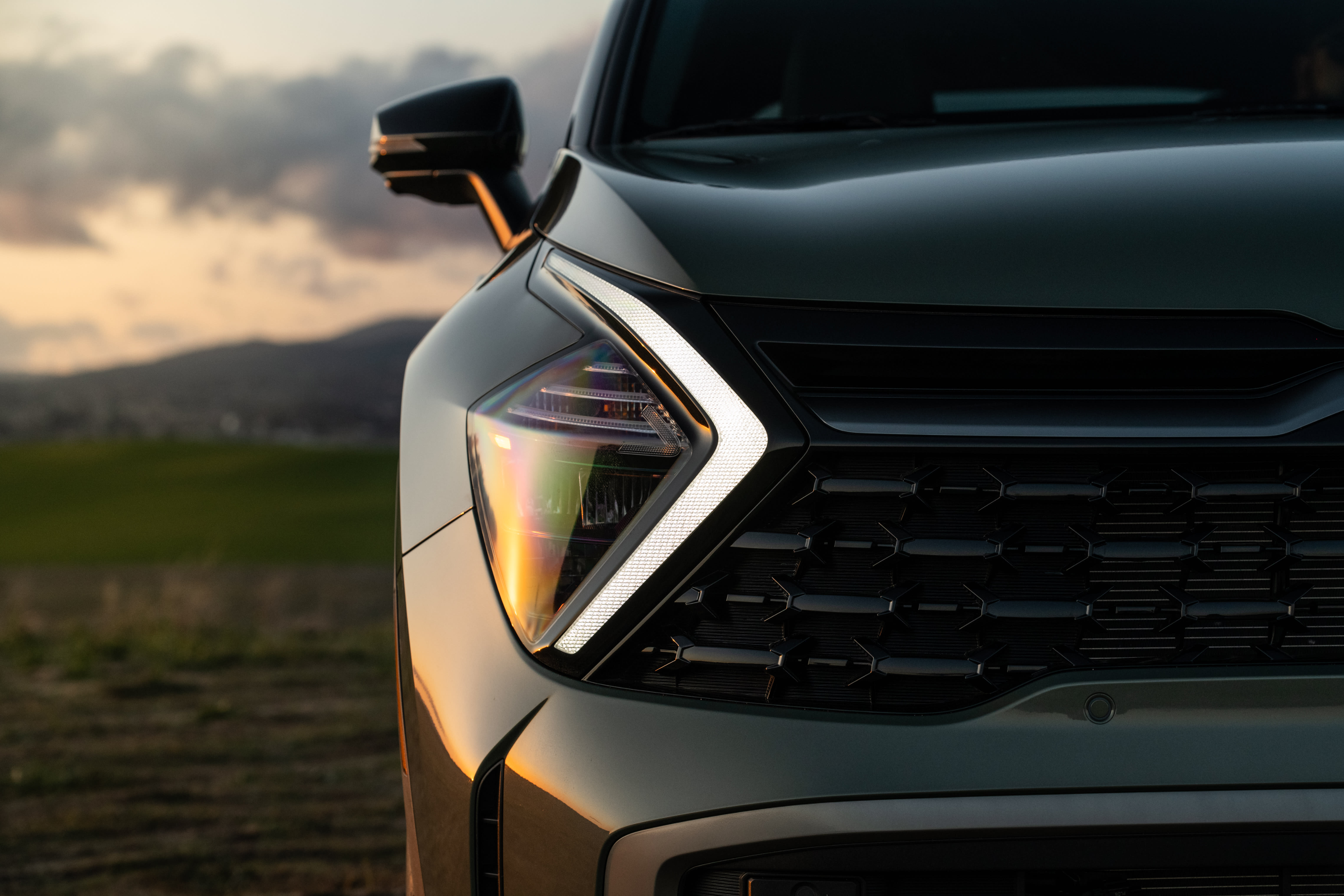 front design of the Kia Sportage