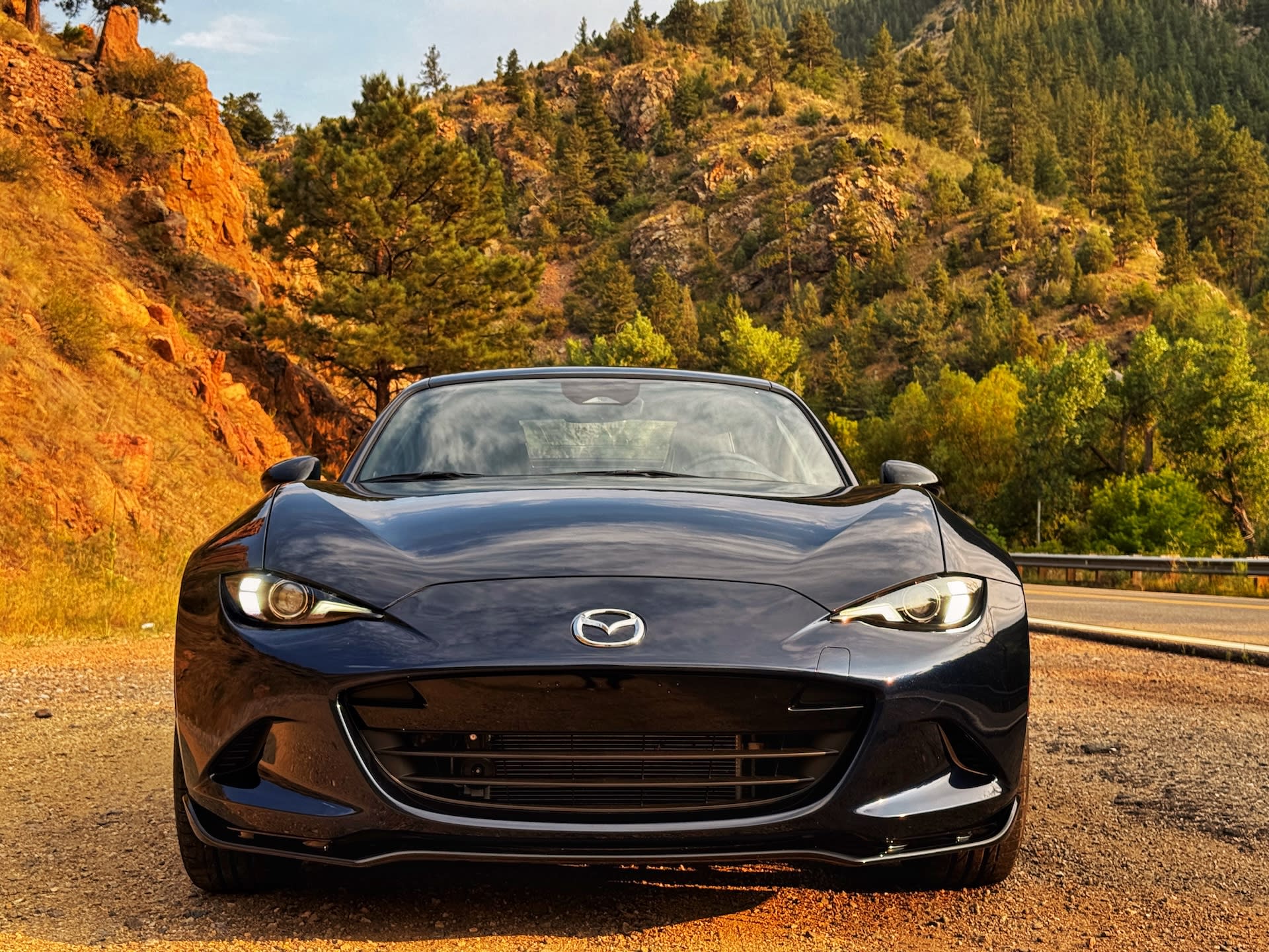 the 2026 Miata seen from the front