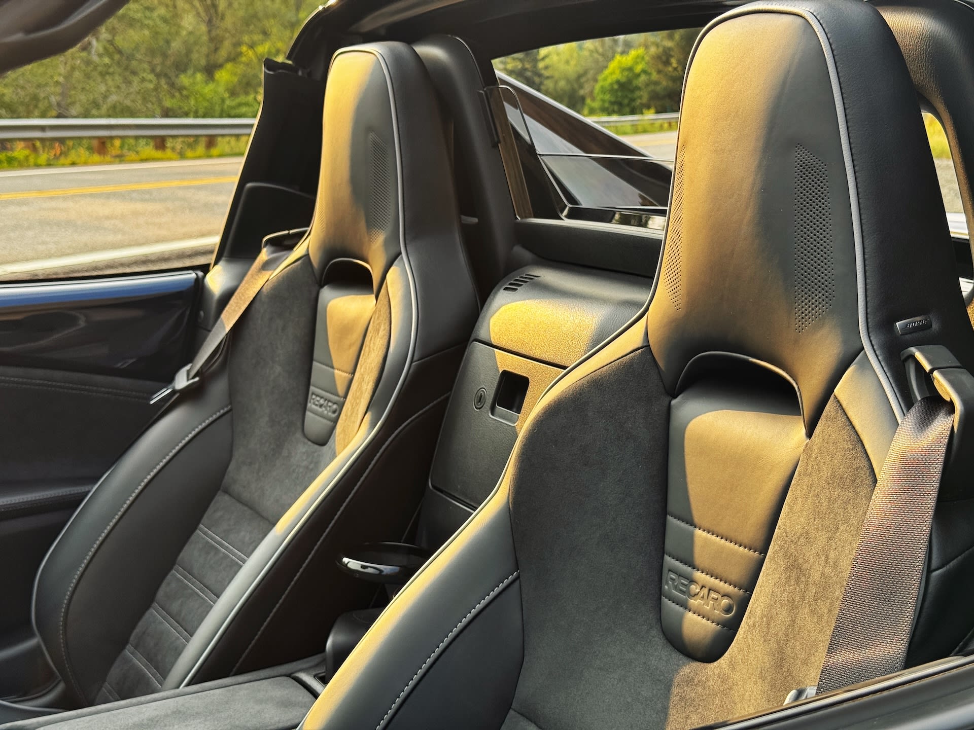interior in the Mazda Miata