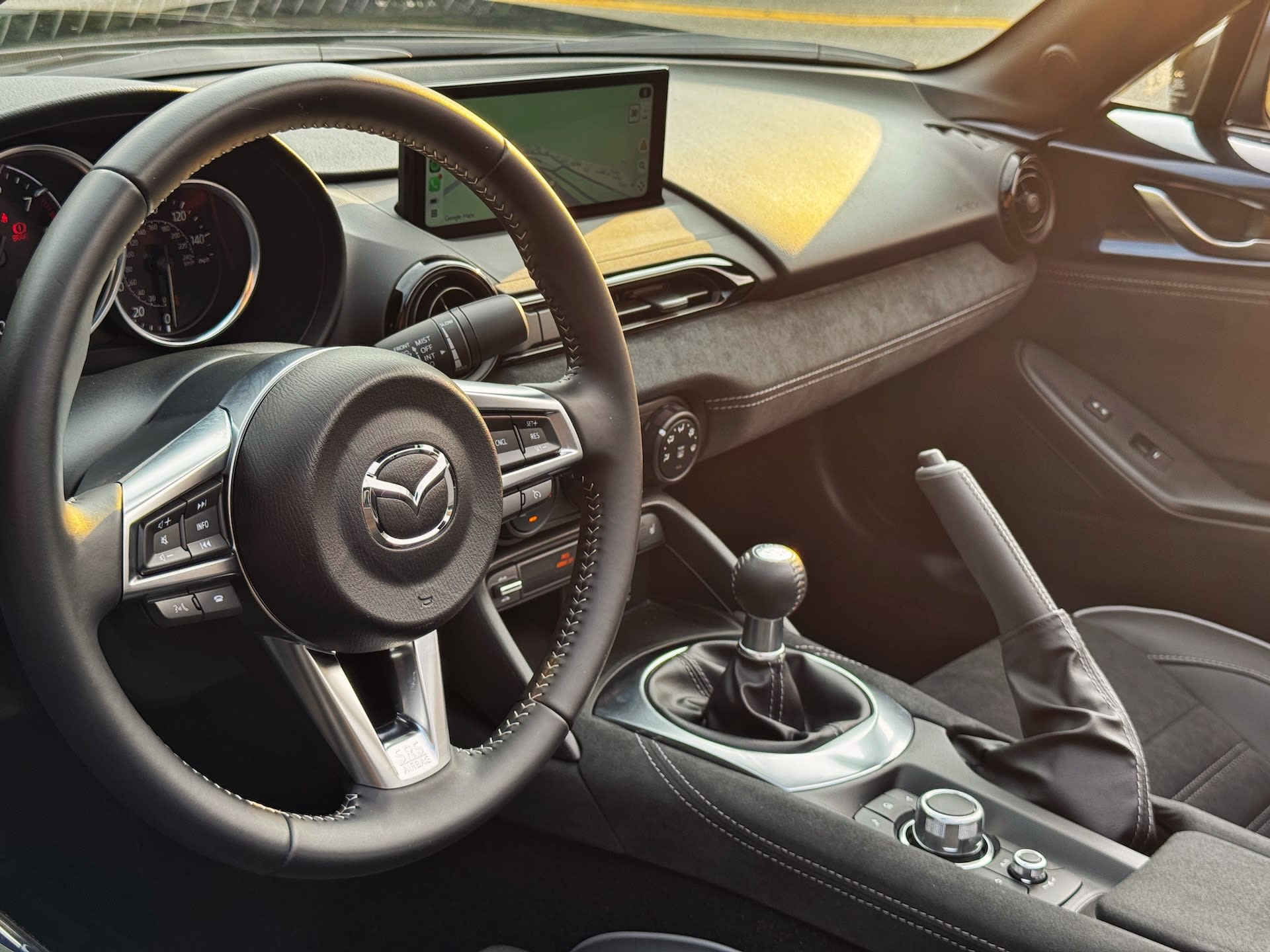 interior of the 2026 miata