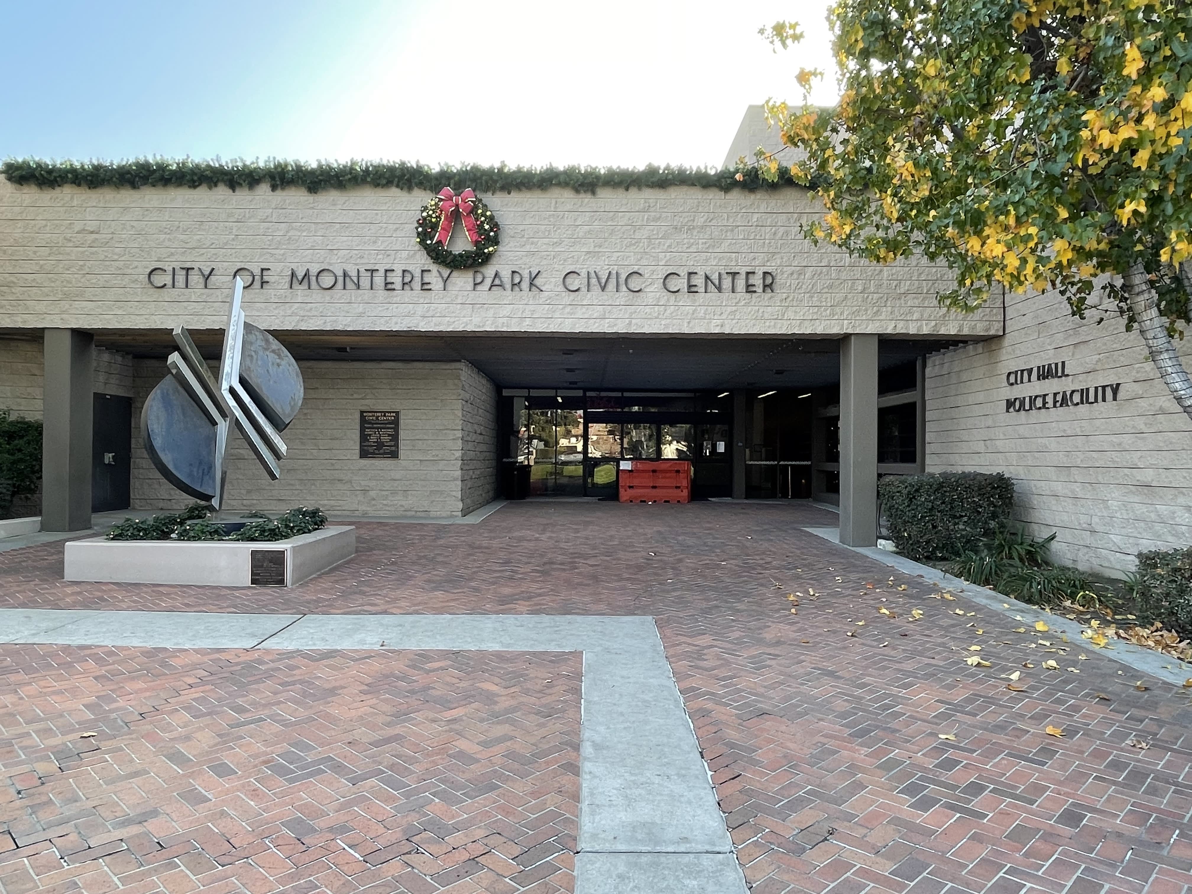Monterey Park civic center, police station, and city hall.