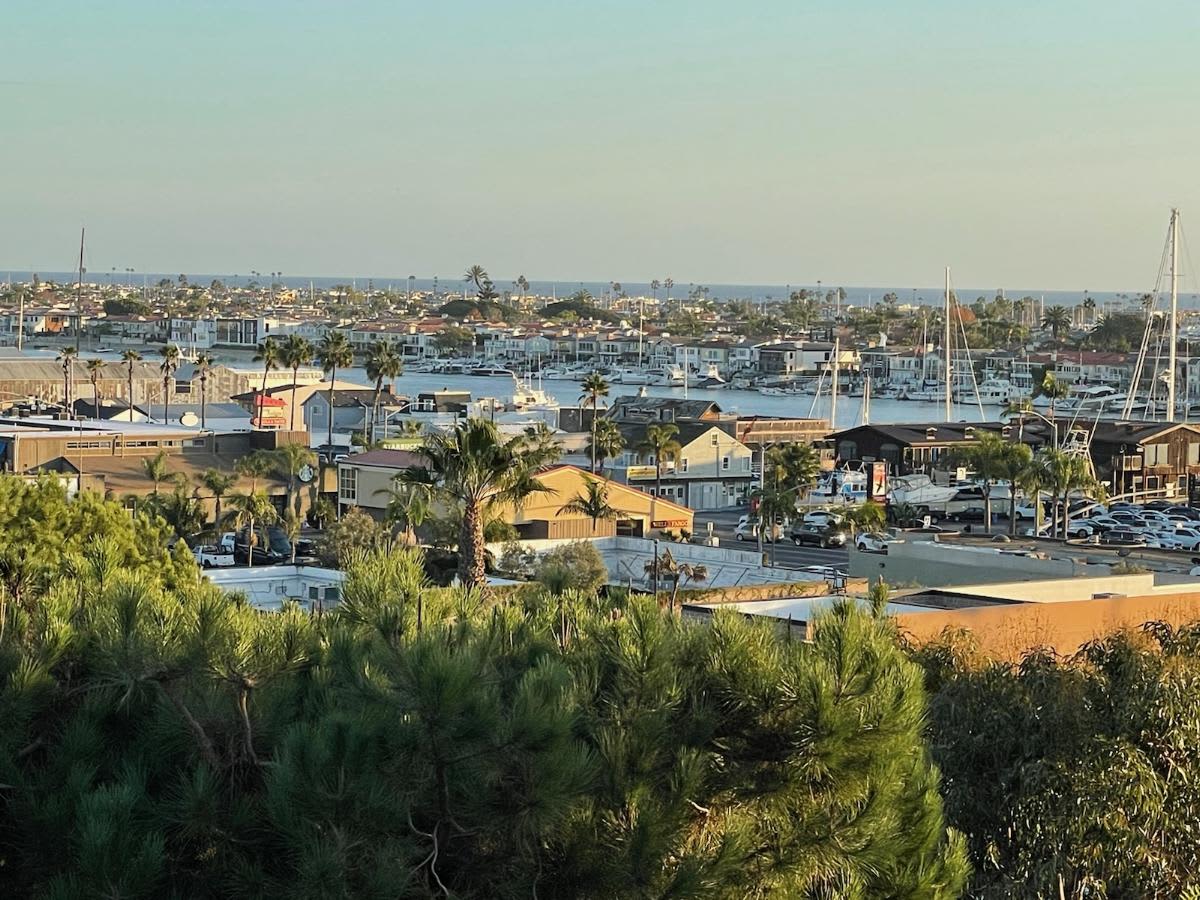The Balboa Harbor in Newport Beach, California